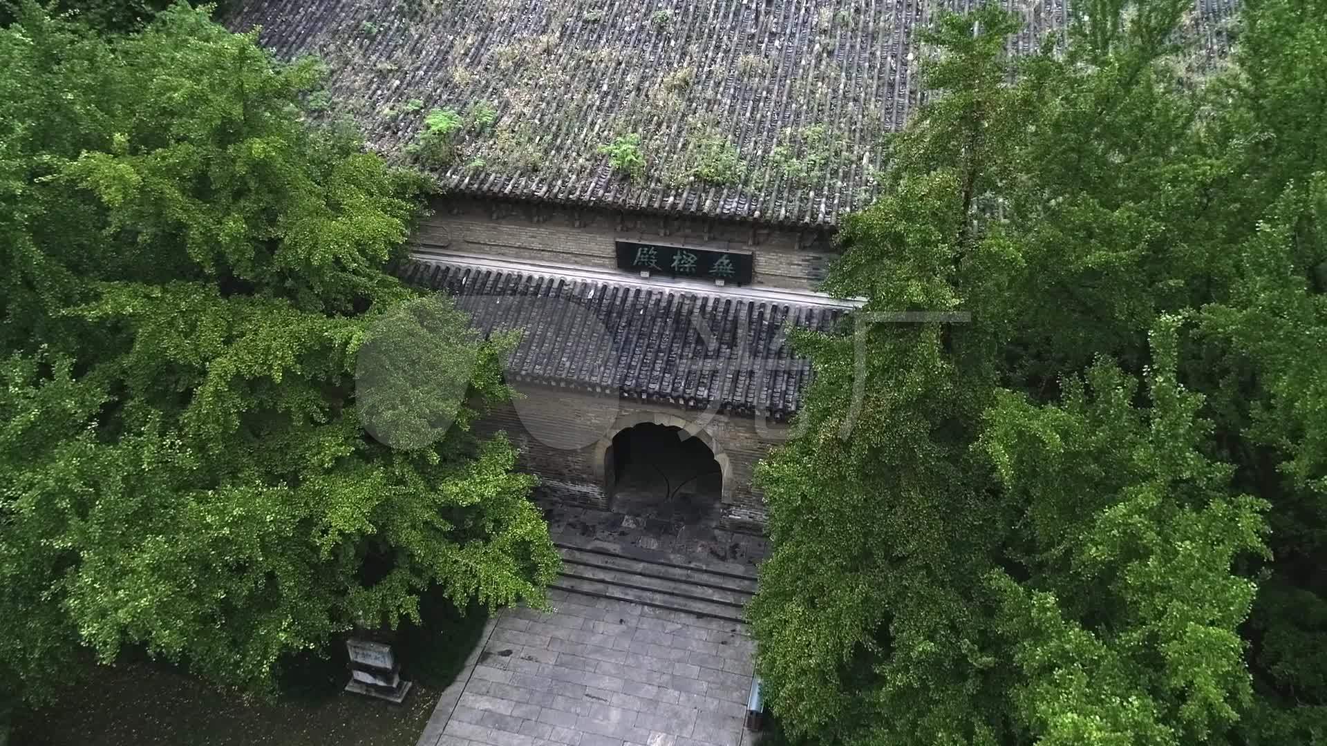 中山陵灵谷寺景区航拍