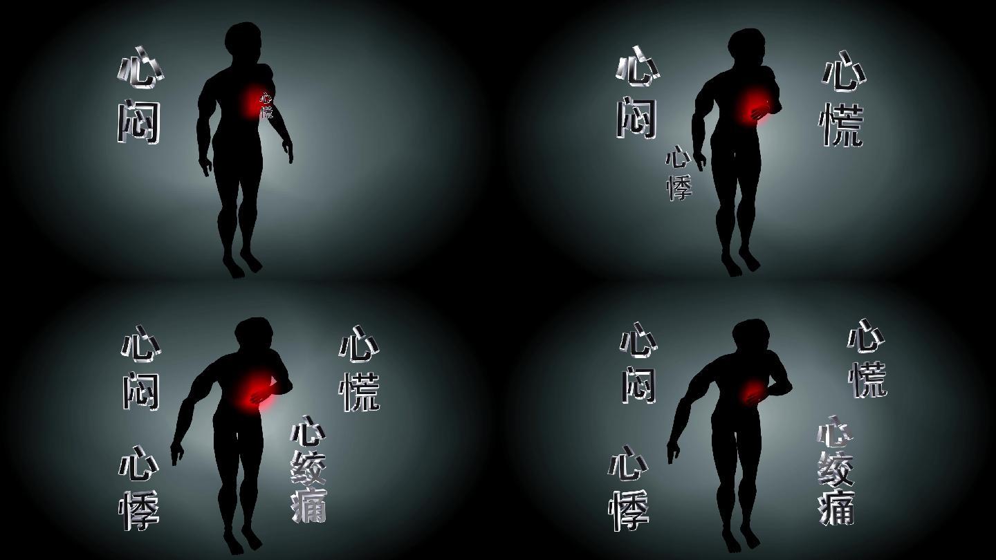 出现心闷,心慌,心悸,心绞痛症状字幕