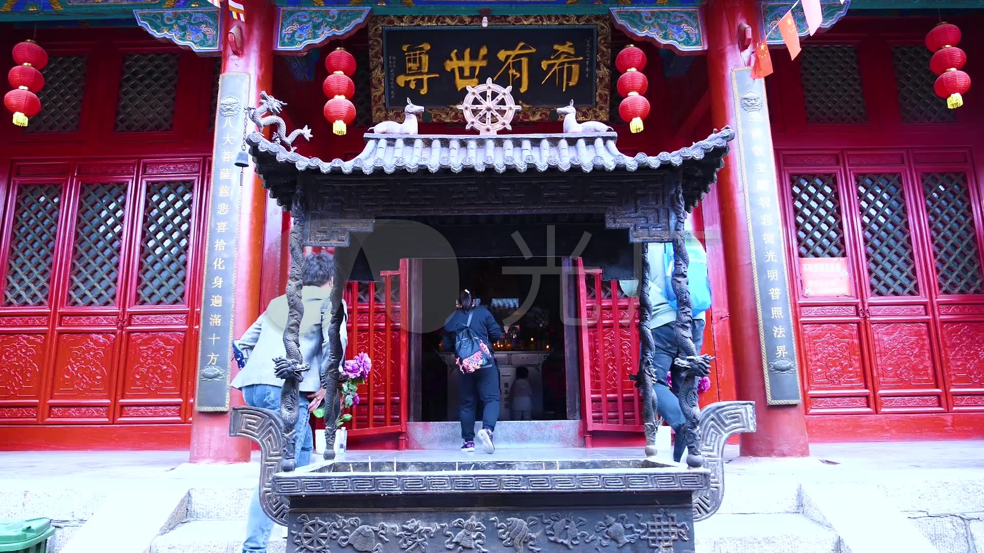 山西五台山广宗寺禅院_1920x1080_高清视频素材下载