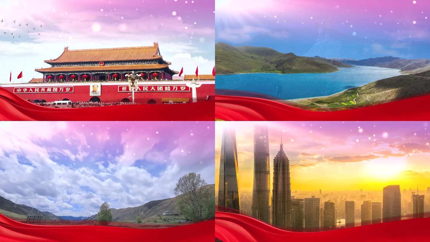 祖国啊我亲爱的祖国-朗诵背景