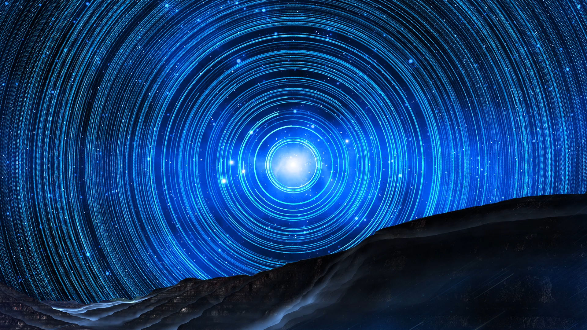 星轨高清壁纸1920,星轨高清壁纸 梦幻星空粒子星轨背景视频_1920x1080_高清视频素材下载(编号:5041709
