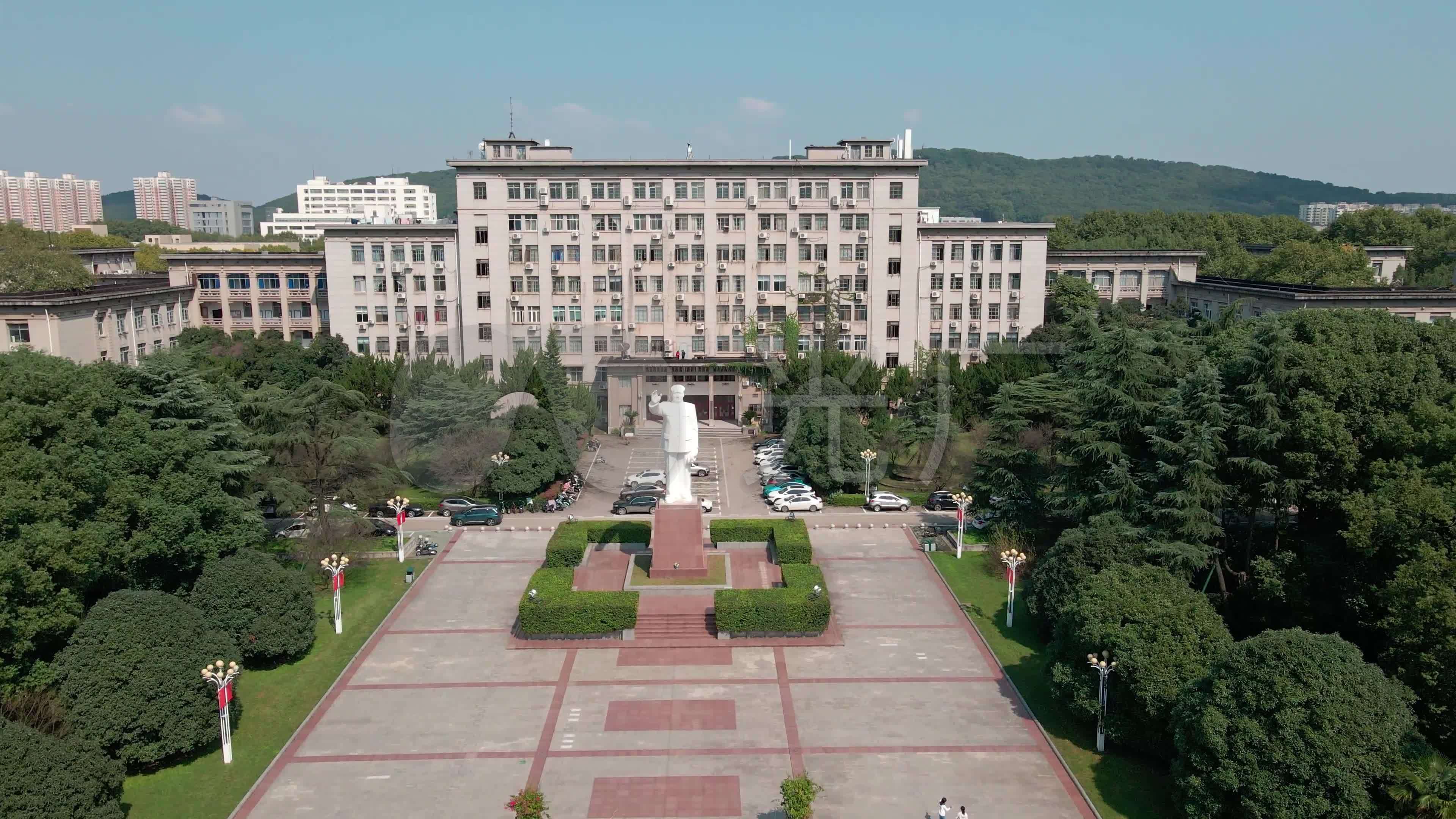 【原创4k】华中科技大学正门_3840x2160_高清视频素材