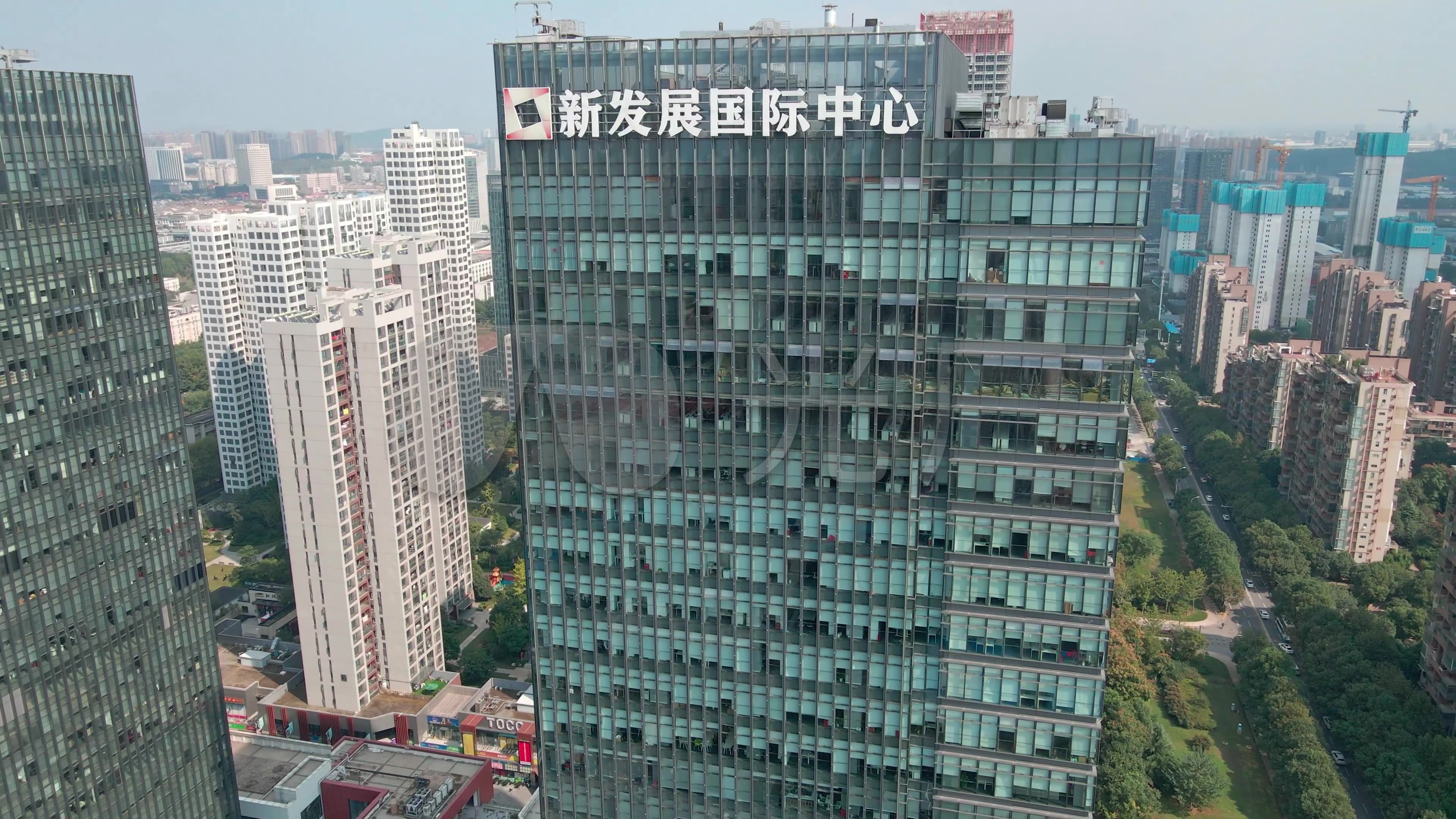 【原创4k】光谷新发展国际中心_3840x2160_高清视频素材下载(编号