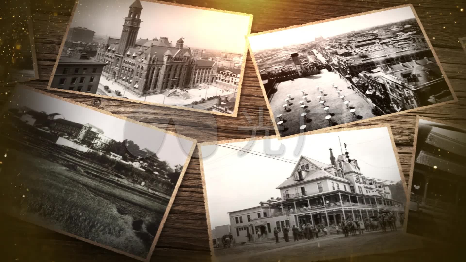 复古怀旧回忆老照片展示_1920x1080_高清视频素材下载