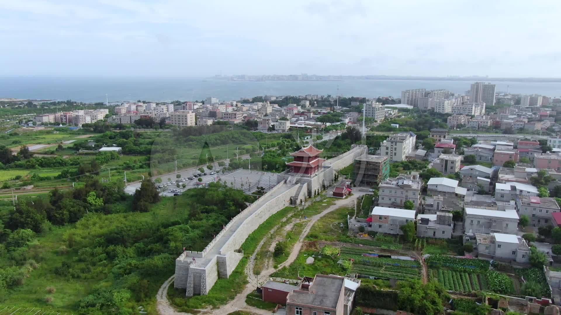 泉州石狮市永宁古城环绕航拍