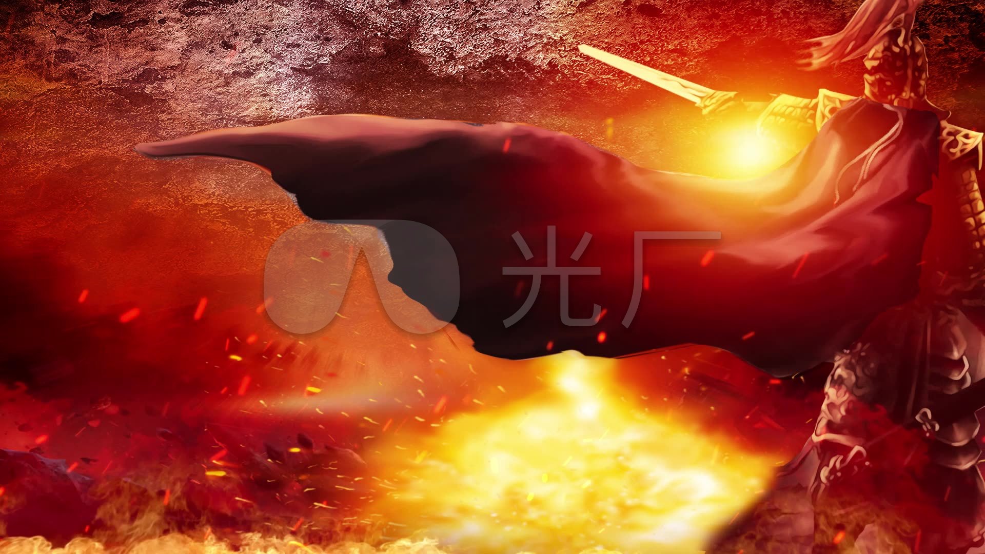 古代战争誓师大会亮剑背景