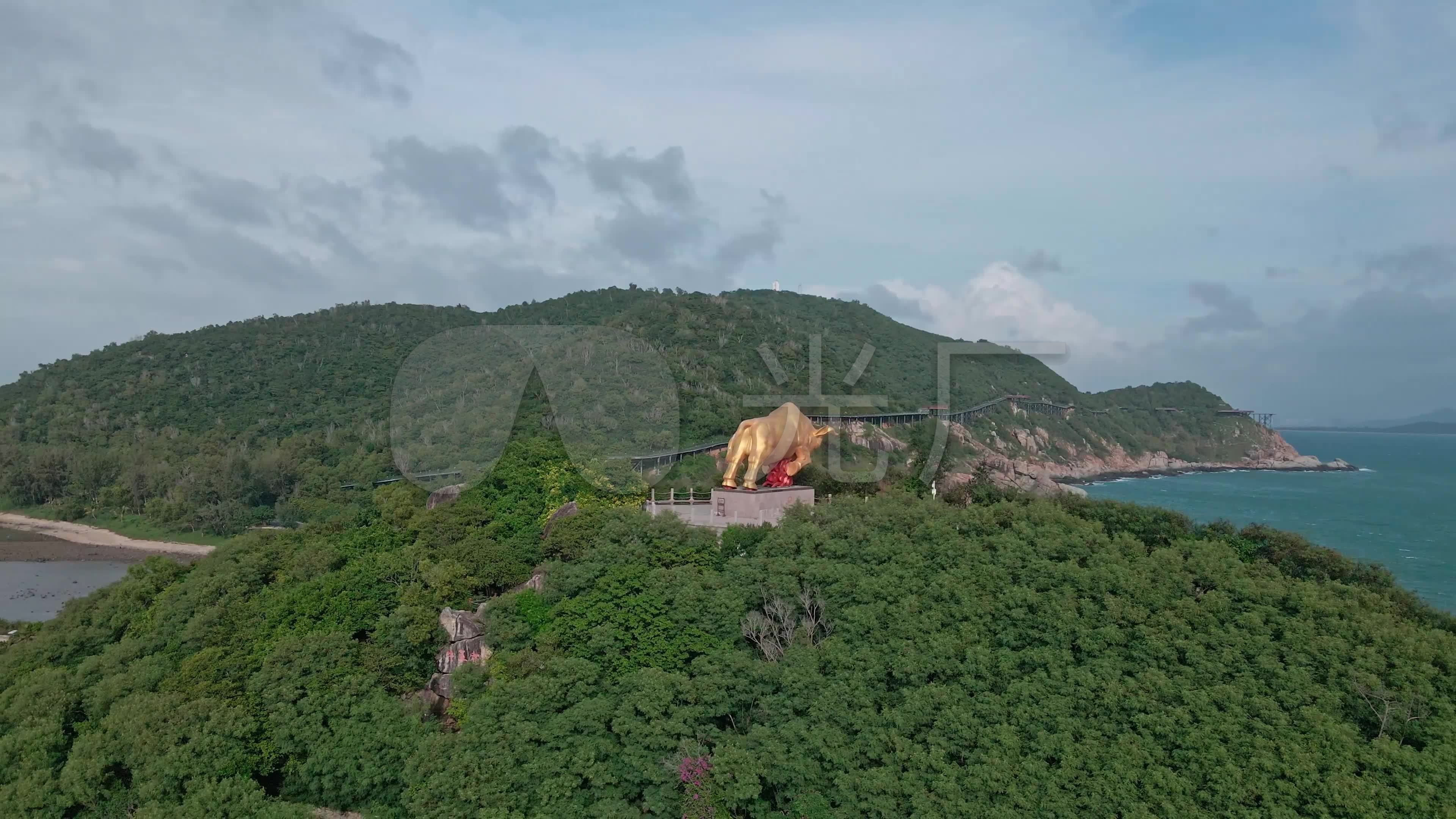 【原创4k】三亚西岛牛王岭景区_3840x2160_高清视频