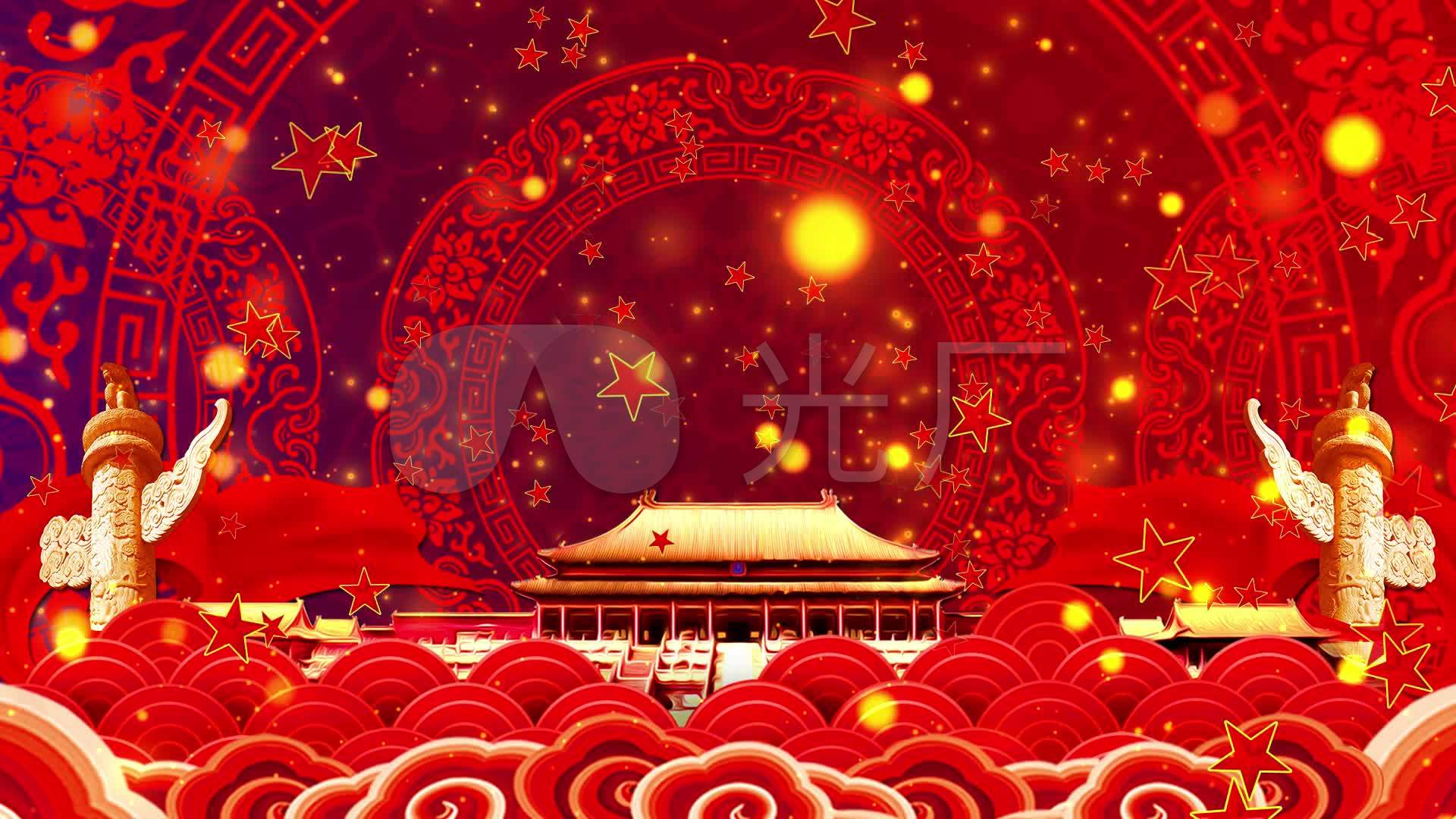 乌兰图雅《厉害了我的国》led背景