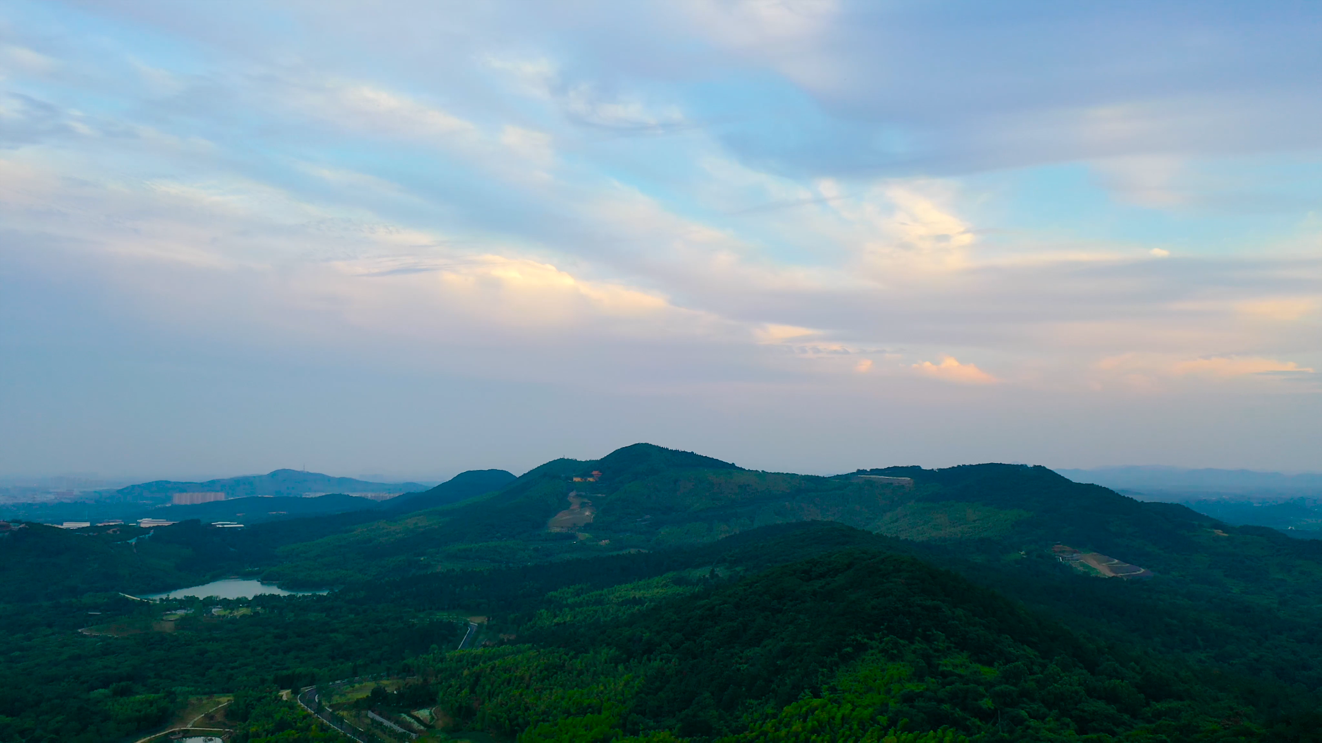 4k航拍南京牛首山风景区中国佛教名山