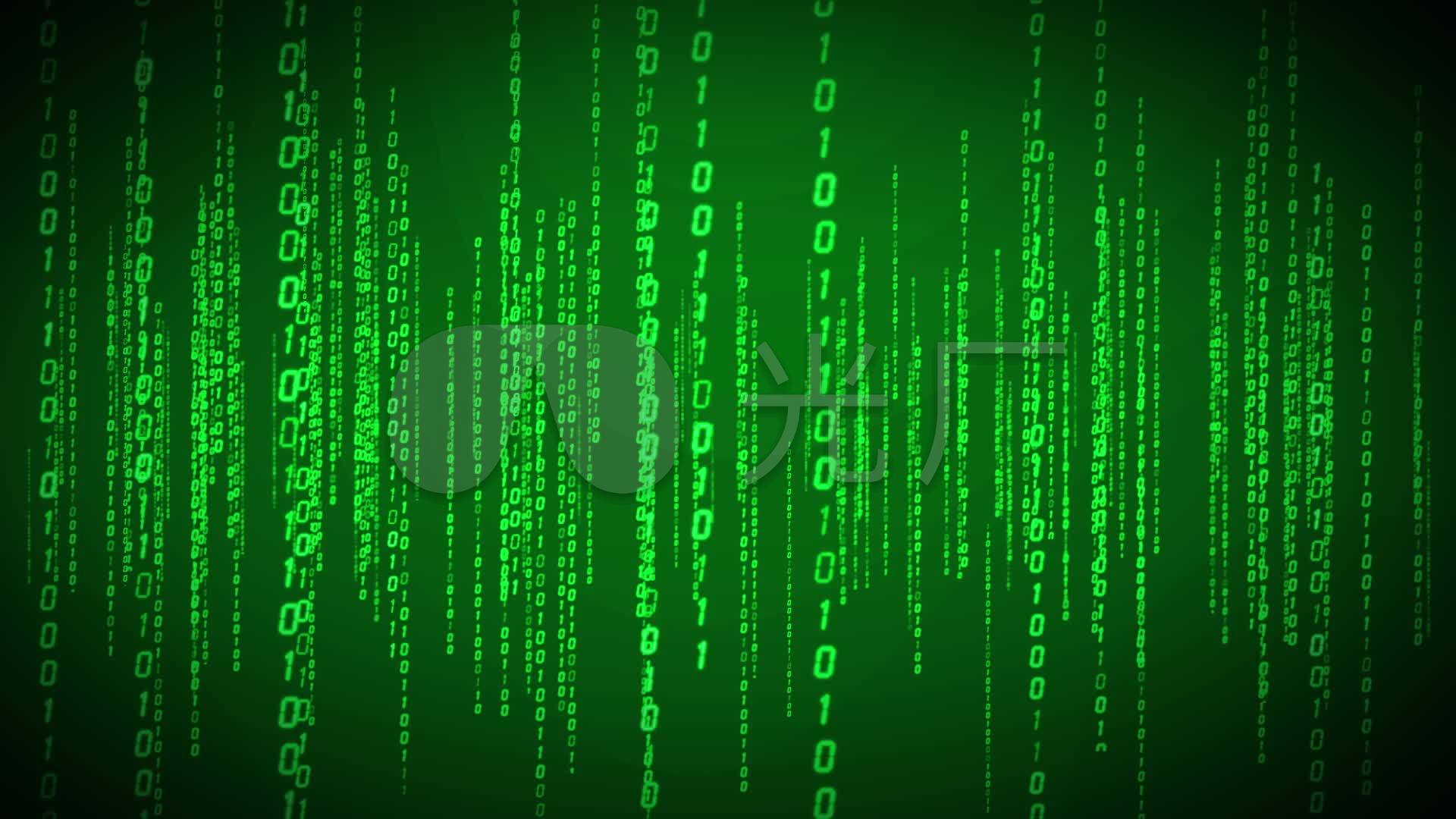 【原创】黑客帝国数字雨信息流数字串下落科_1920x