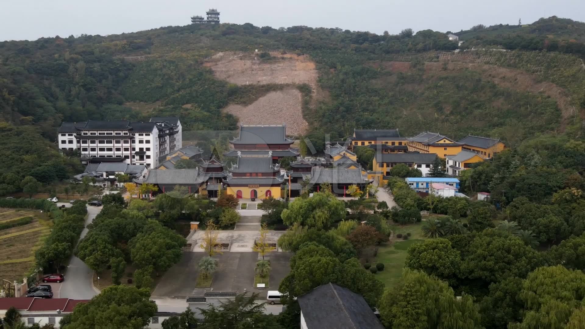 无锡雪浪山横山寺延时摄影