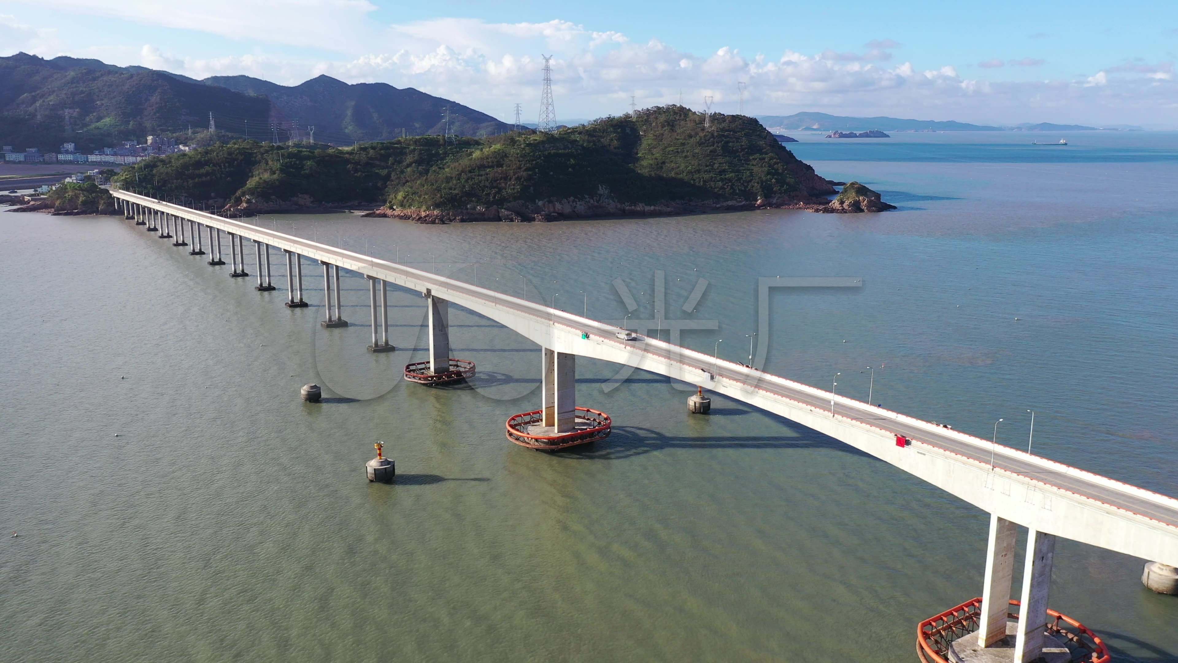 温州洞头跨海大桥环绕拍摄_3840x2160_高清视频素材下载(编号:5183075