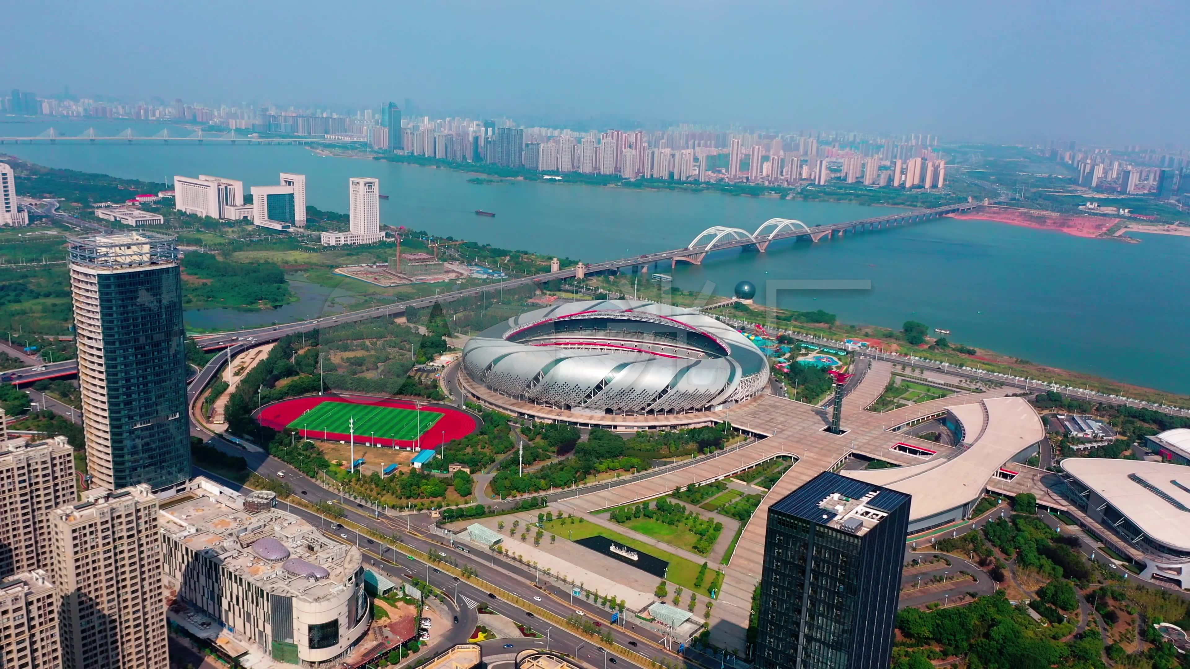 南昌国际体育中心_3840x2160_高清视频素材下载(编号