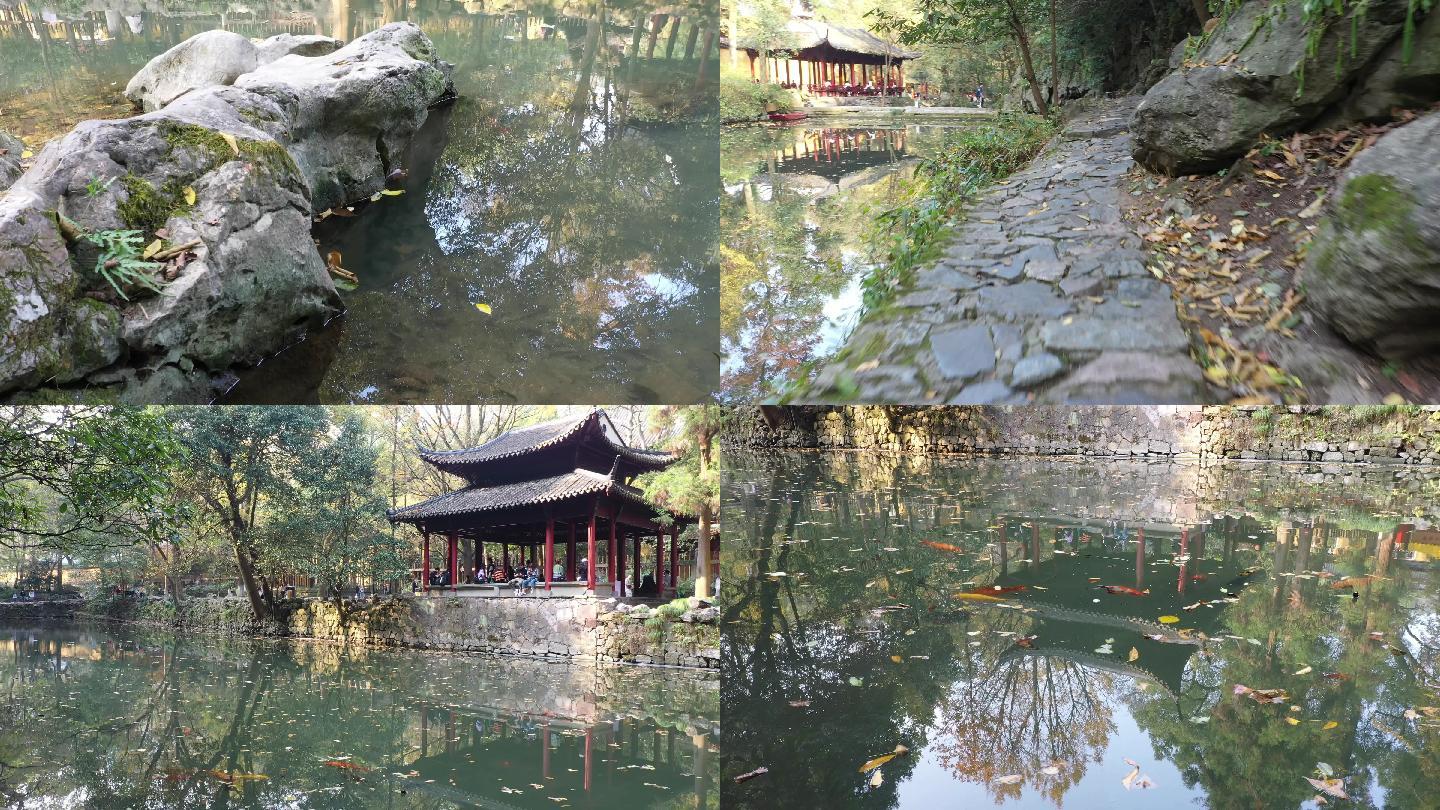 杭州灵隐寺冷泉溪冷泉亭5分钟