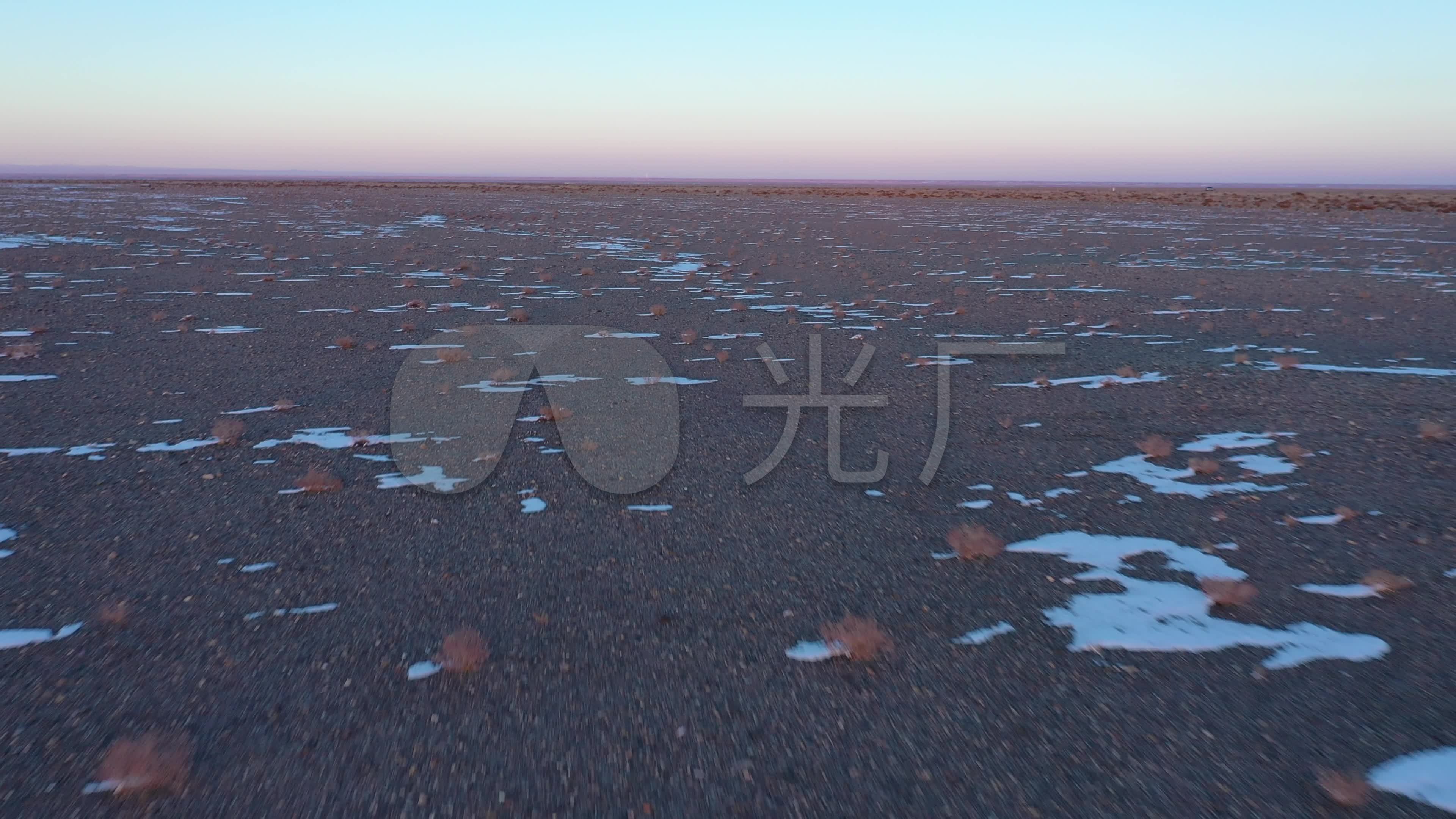戈壁滩黄昏夜幕_3840x2160_高清视频素材下载(编号:5195098)_实拍视频