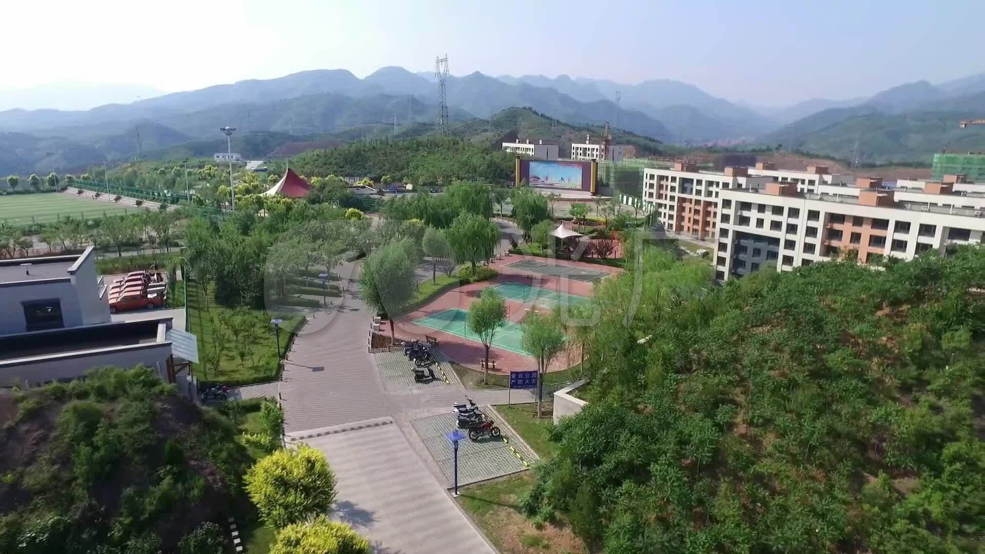 河北省承德市宽城满族自治县航拍_1920x1080_高清视频素材下载(编号