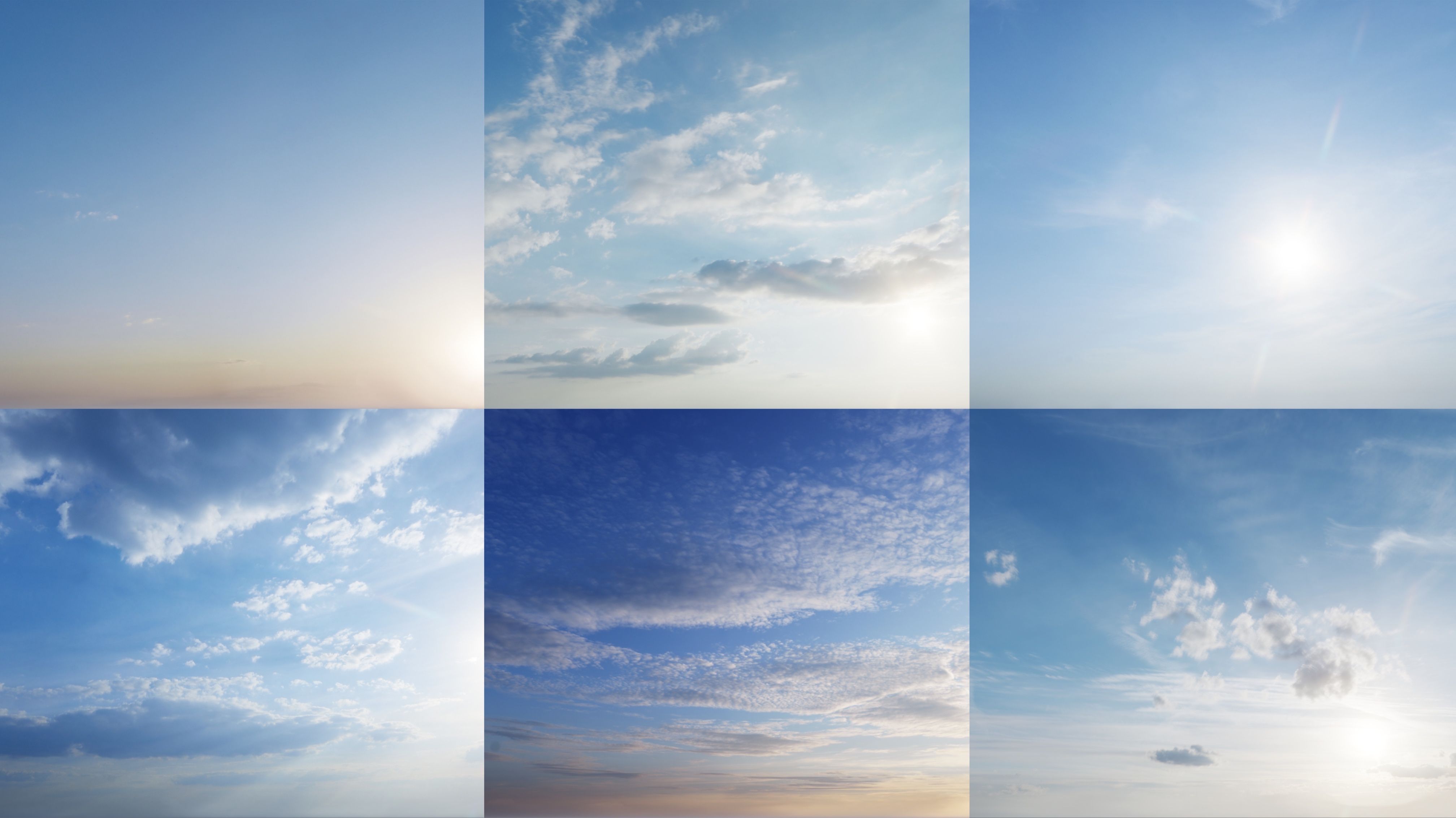 【6组】早晨360度旋转天空