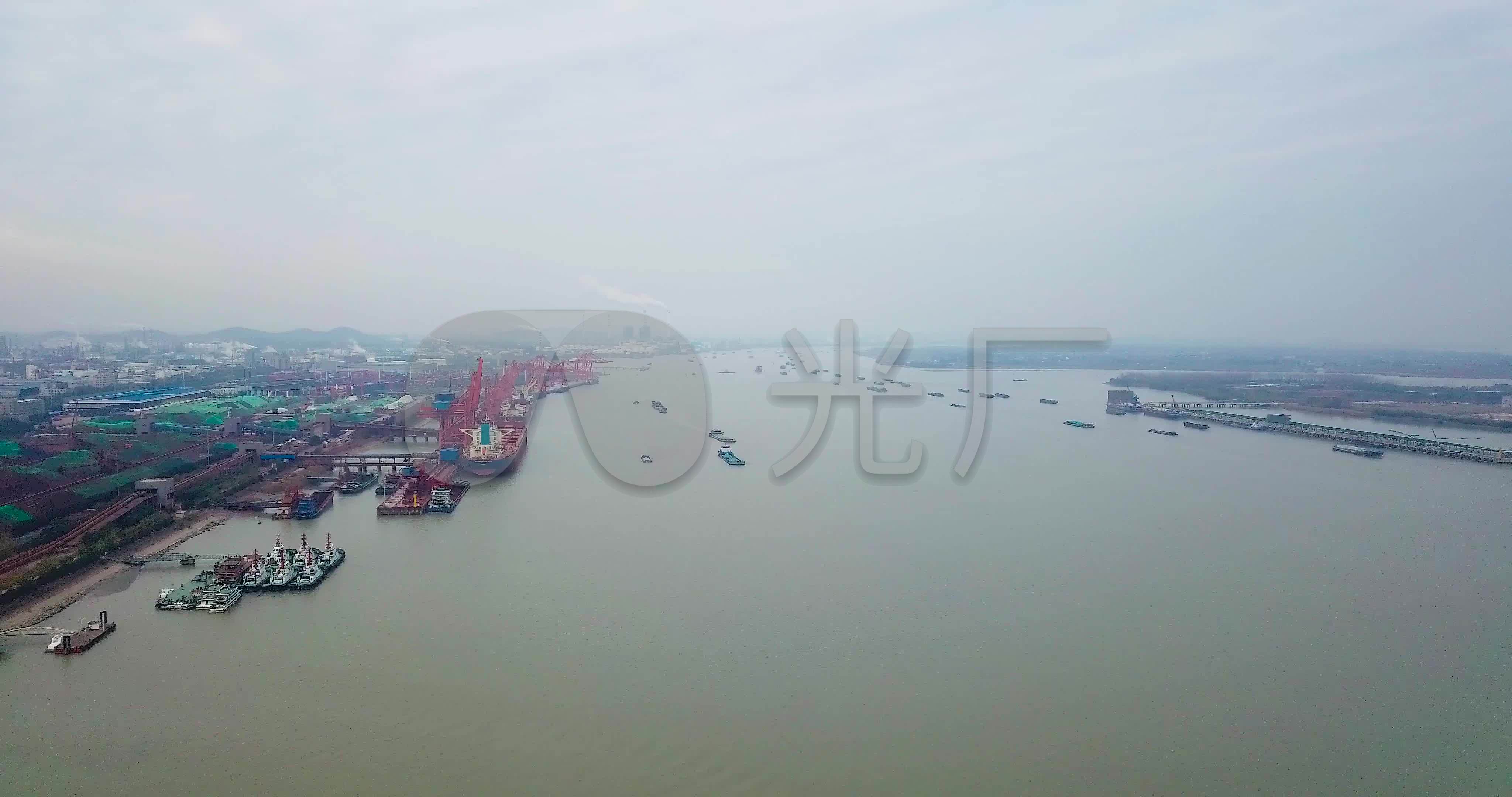镇江港航拍_视频素材包下载(编号:5248454)_实拍视频_vj师网 www.