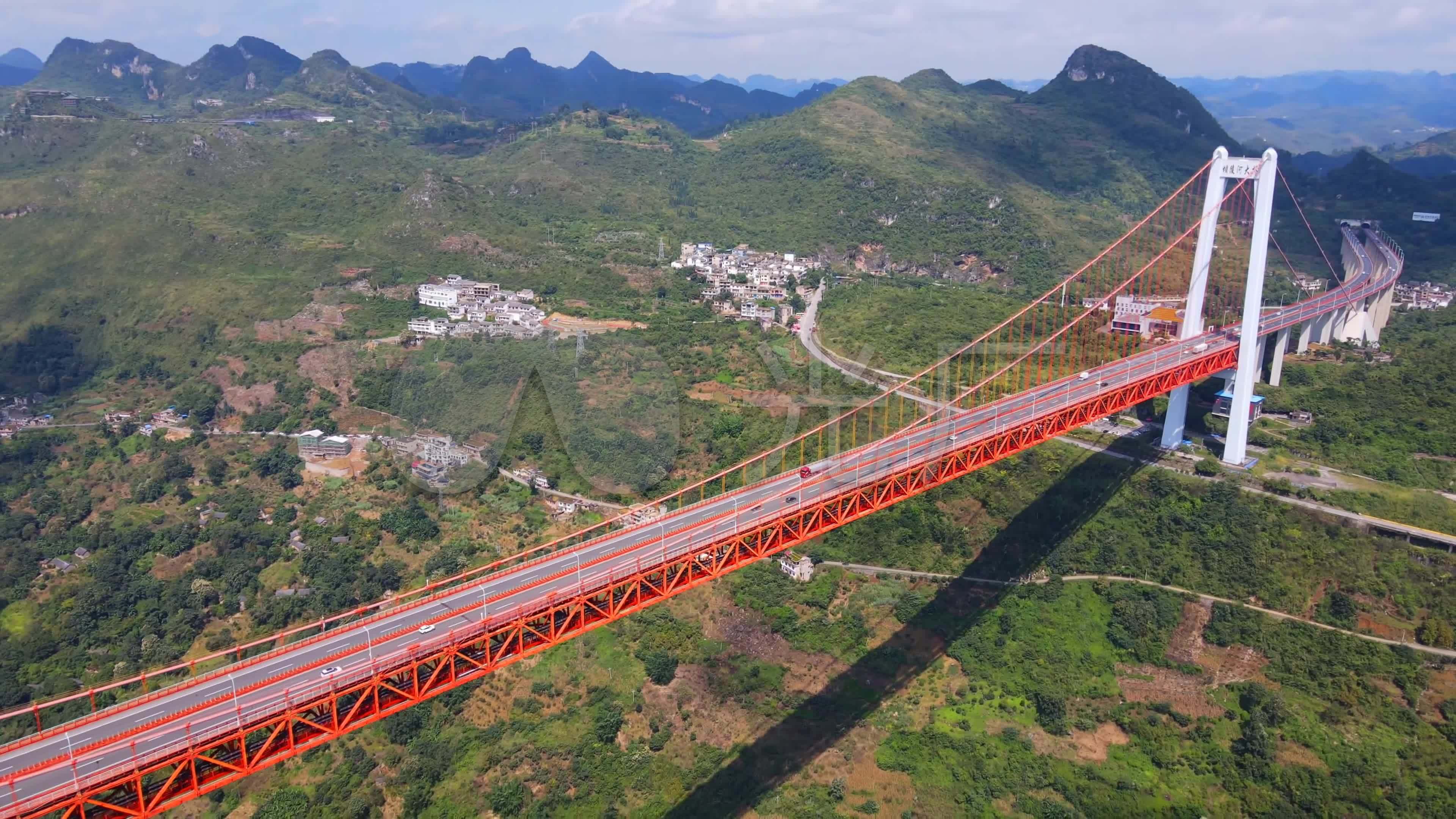 贵州坝陵河大桥_3840x2160_高清视频素材下载(编号:)