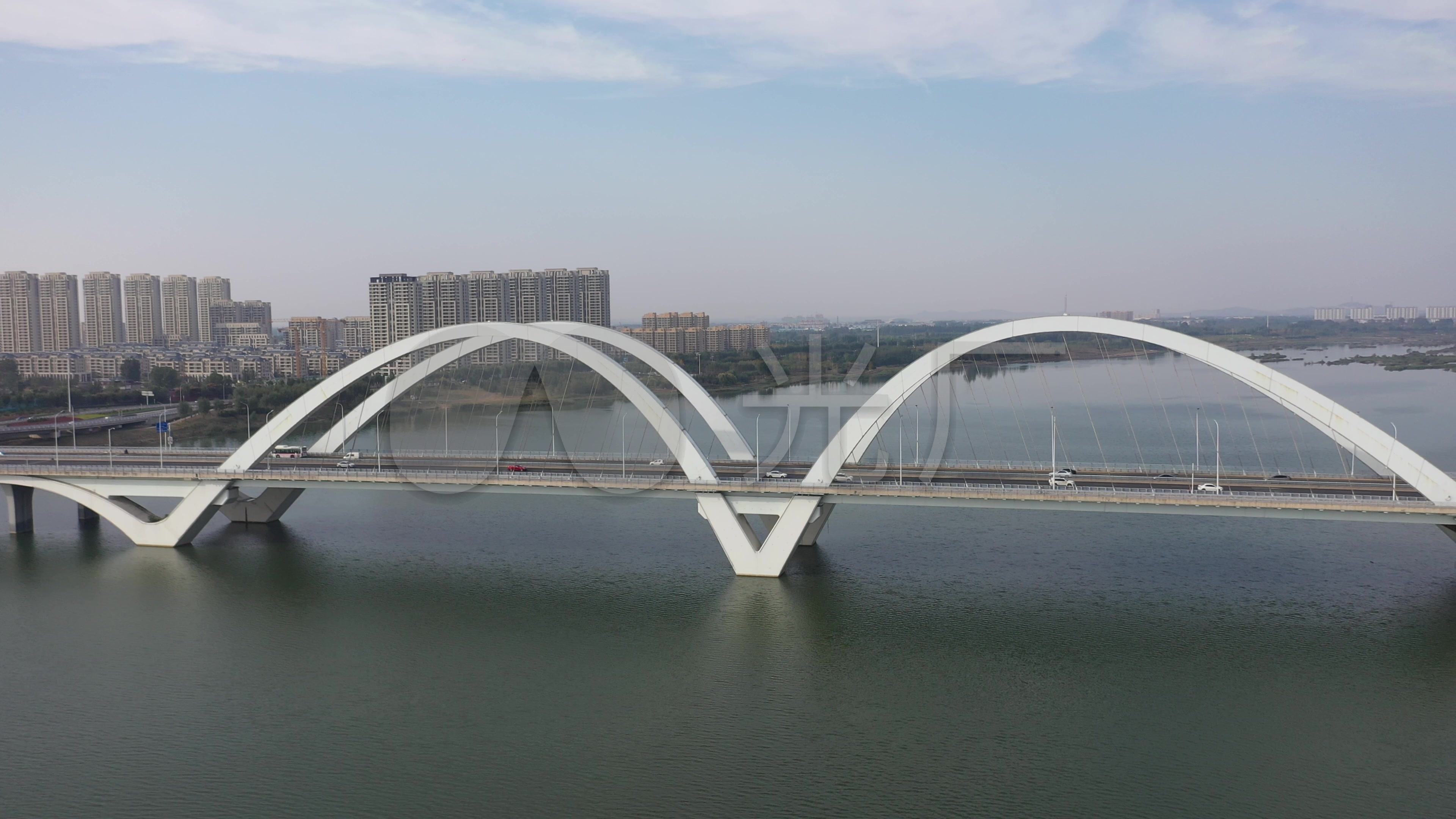 临沂宣传片南京路沂河大桥_3840x2160_高清视频素材