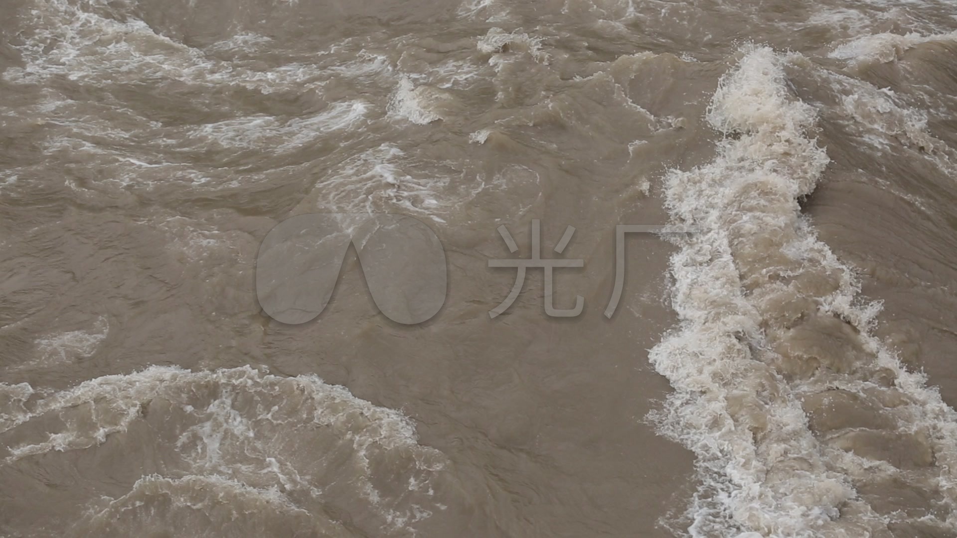 怒江波涛汹涌江水川流不息暗流涌动_1920x1080_高清视频素材下载(编号