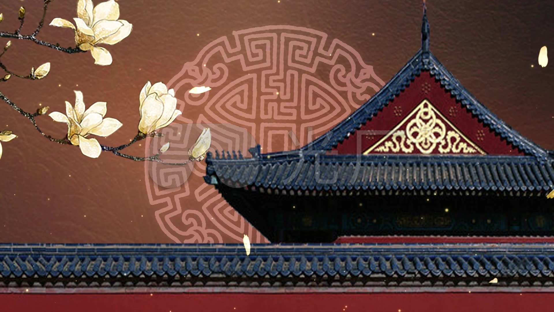 古典中国风 紫禁城 皇宫背景