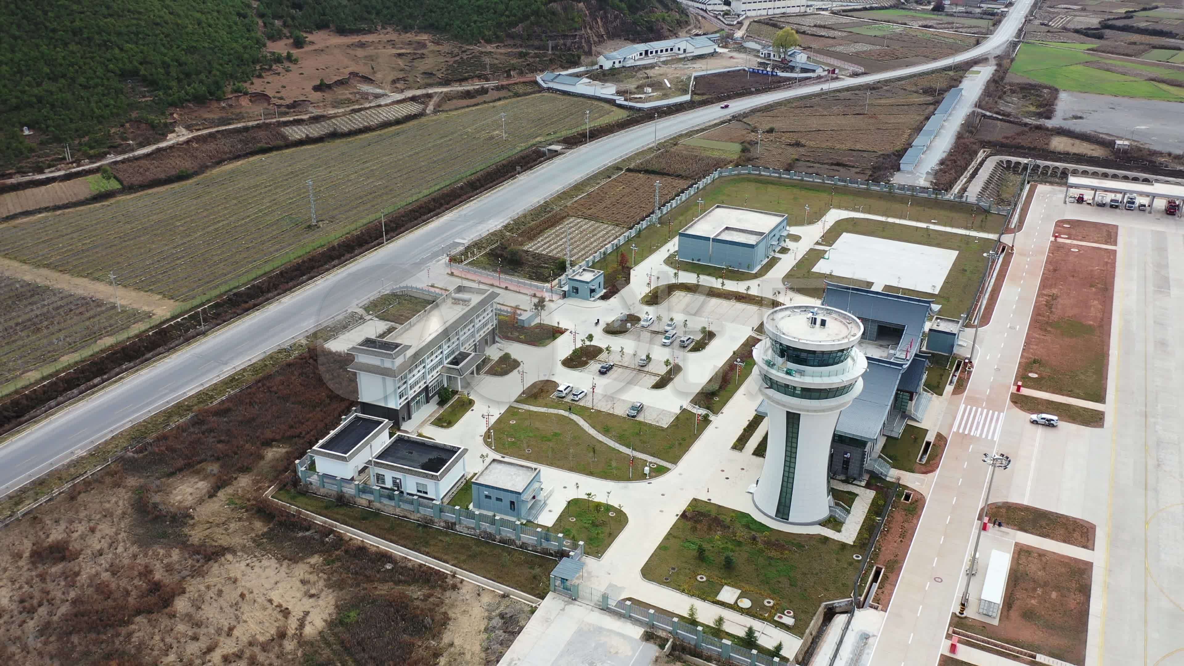 兰坪通用机场_3840x2160_高清视频素材下载(编号:5272422)_实拍视频
