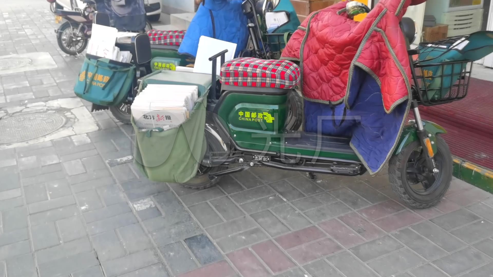 中国邮政摩托车快递