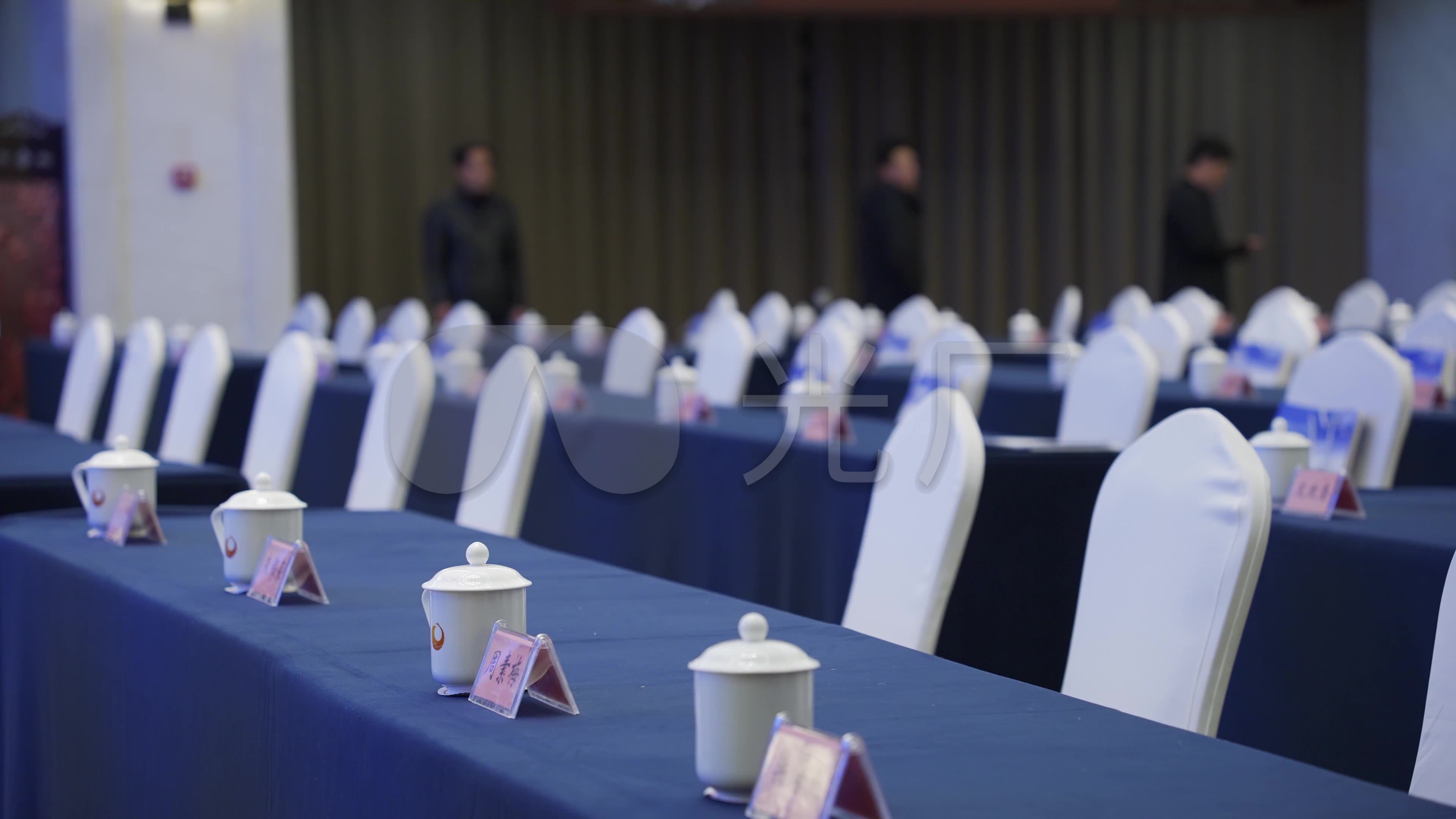 【4k】会议论坛席卡和桌椅_3840x2160_高清视频素材下载(编号:5301176
