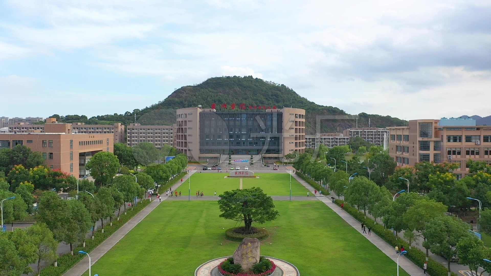 【台州椒江】台州学院_1920x1080_高清视频素材下载