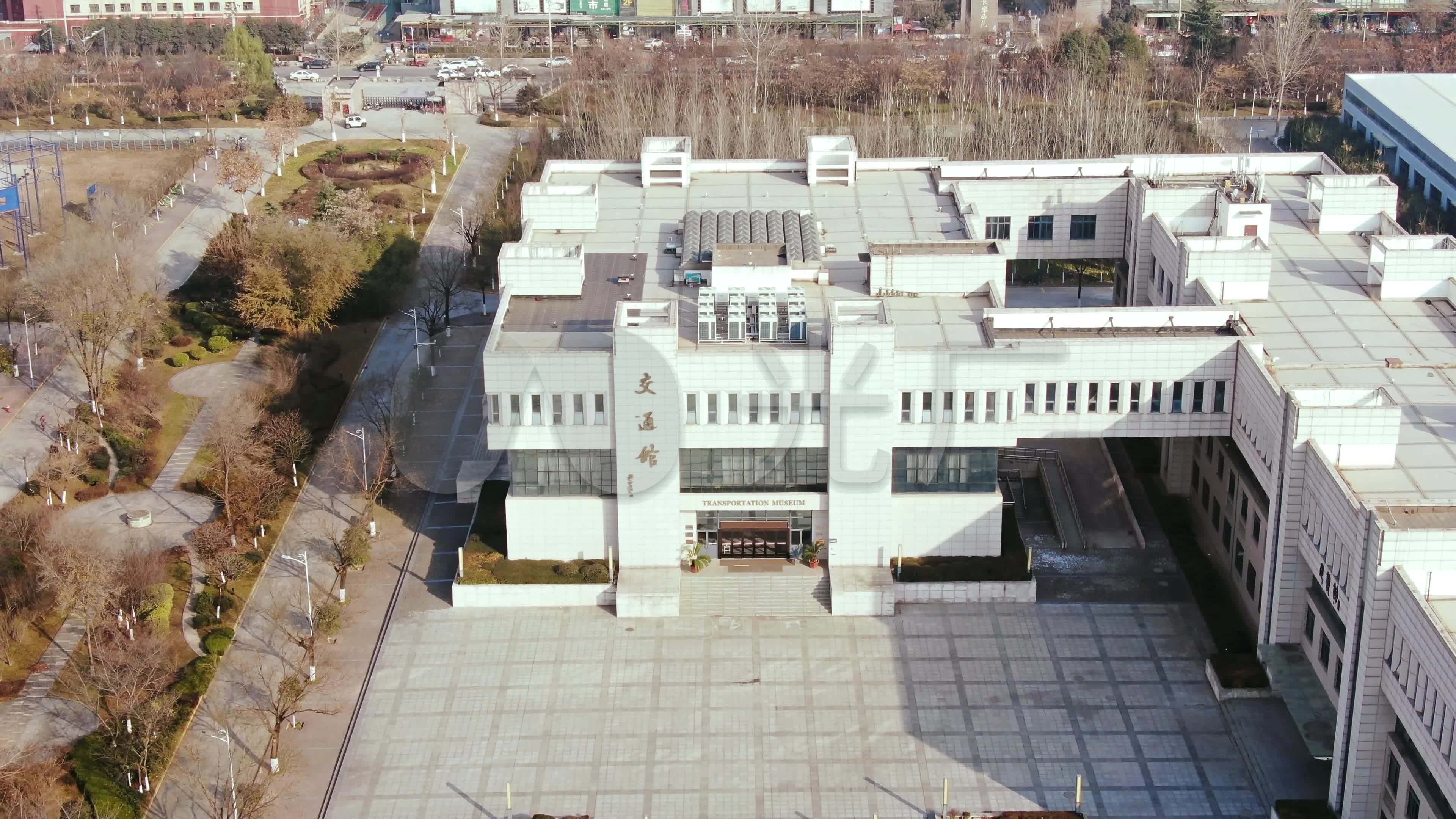 长安大学渭水校区_3840x2160_高清视频素材下载(编号