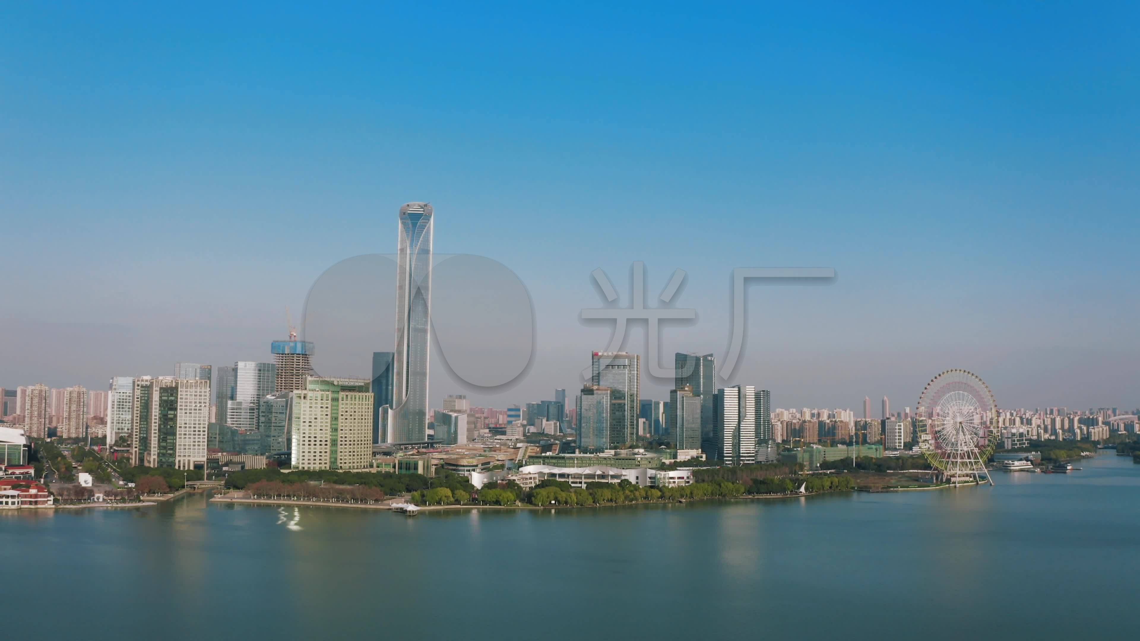 【4k】苏州市中央公园星海广场