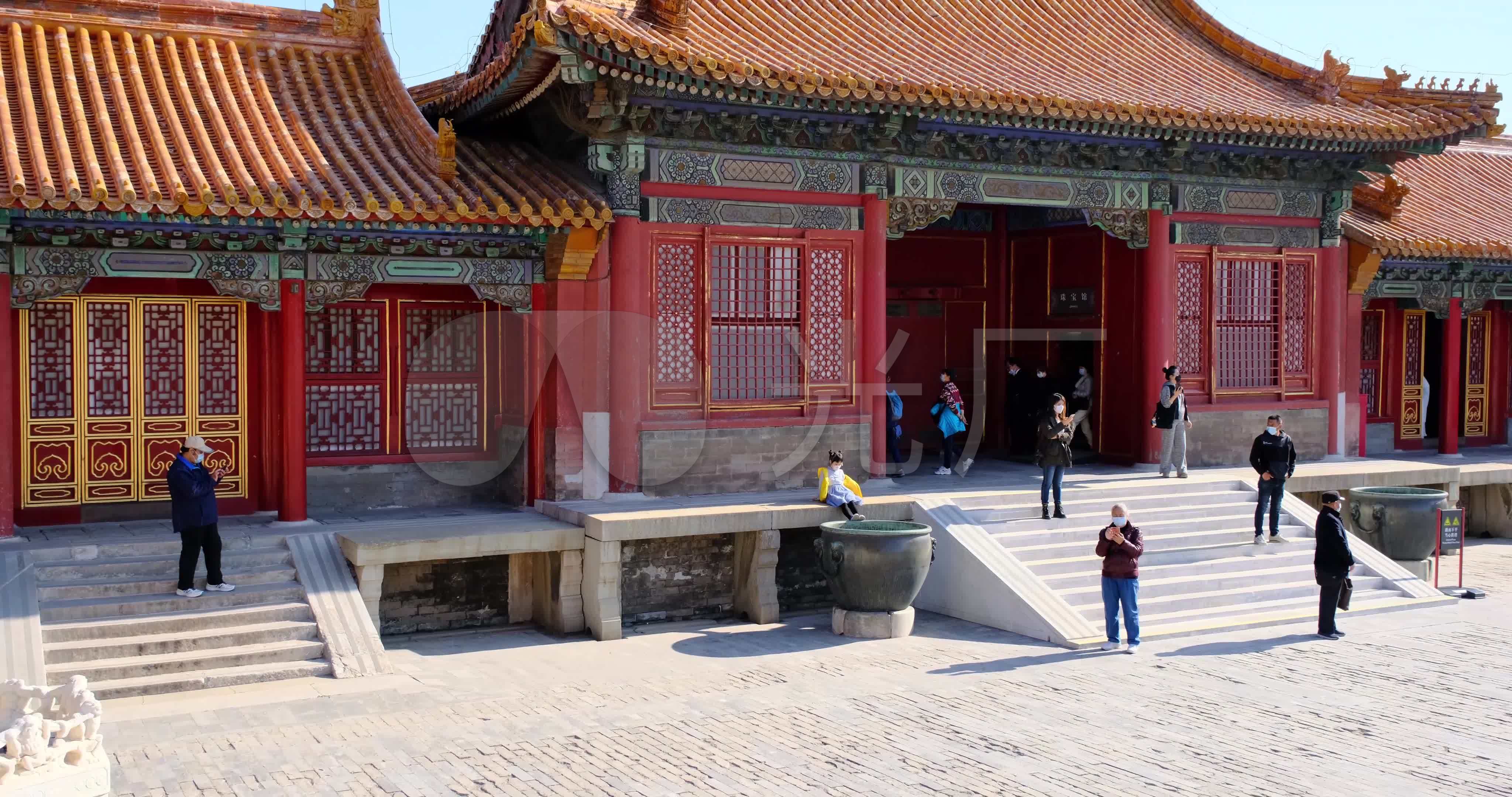 4k北京故宫紫禁城东华门皇极殿宁寿宫_4096x2160_高清视频素材下载