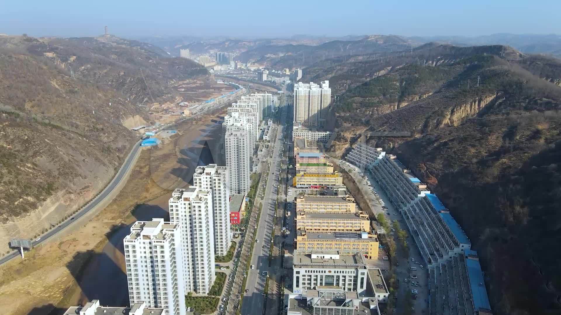 4k航拍陕北延安志丹县_1920x1080_高清视频素材下载(编号:5347480)
