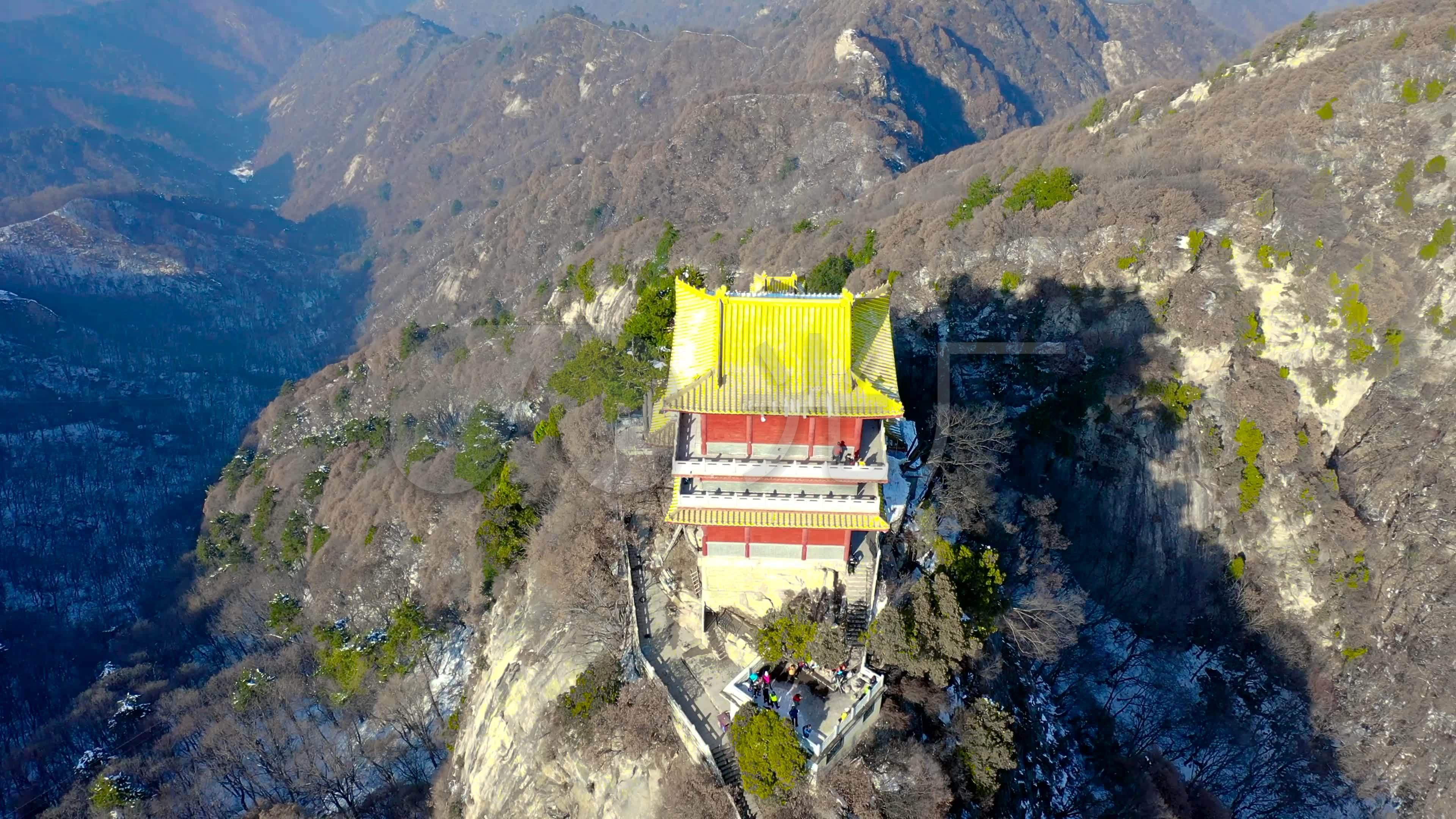 【原创·可商用】4k航拍陕西南五台山_3840x2160_高清