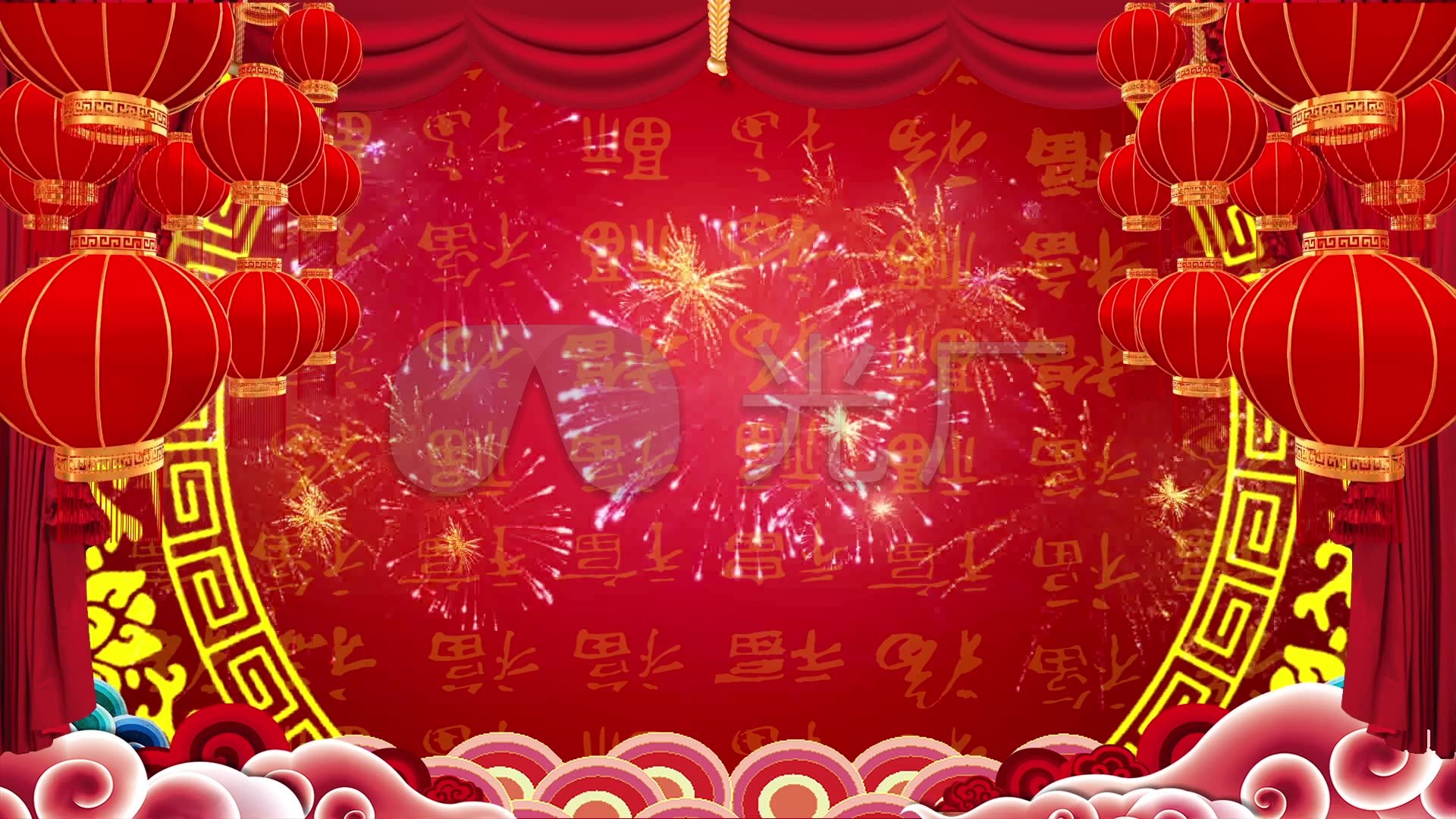 2021春晚背景图片高清,2021春晚背景图片 2021牛年春晚背景led视频
