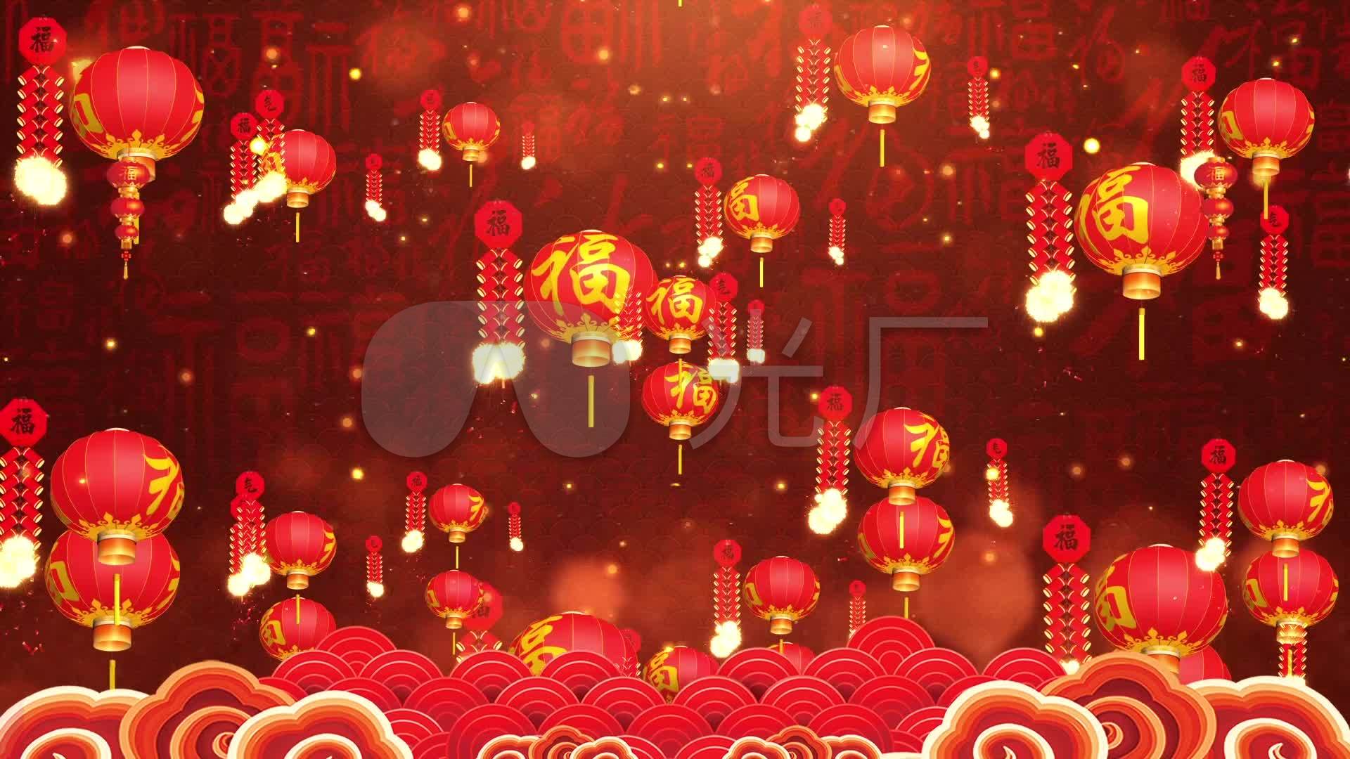拜新年歌曲配乐背景视频_1920x1080_高清视频素材下载(编号:5351936)