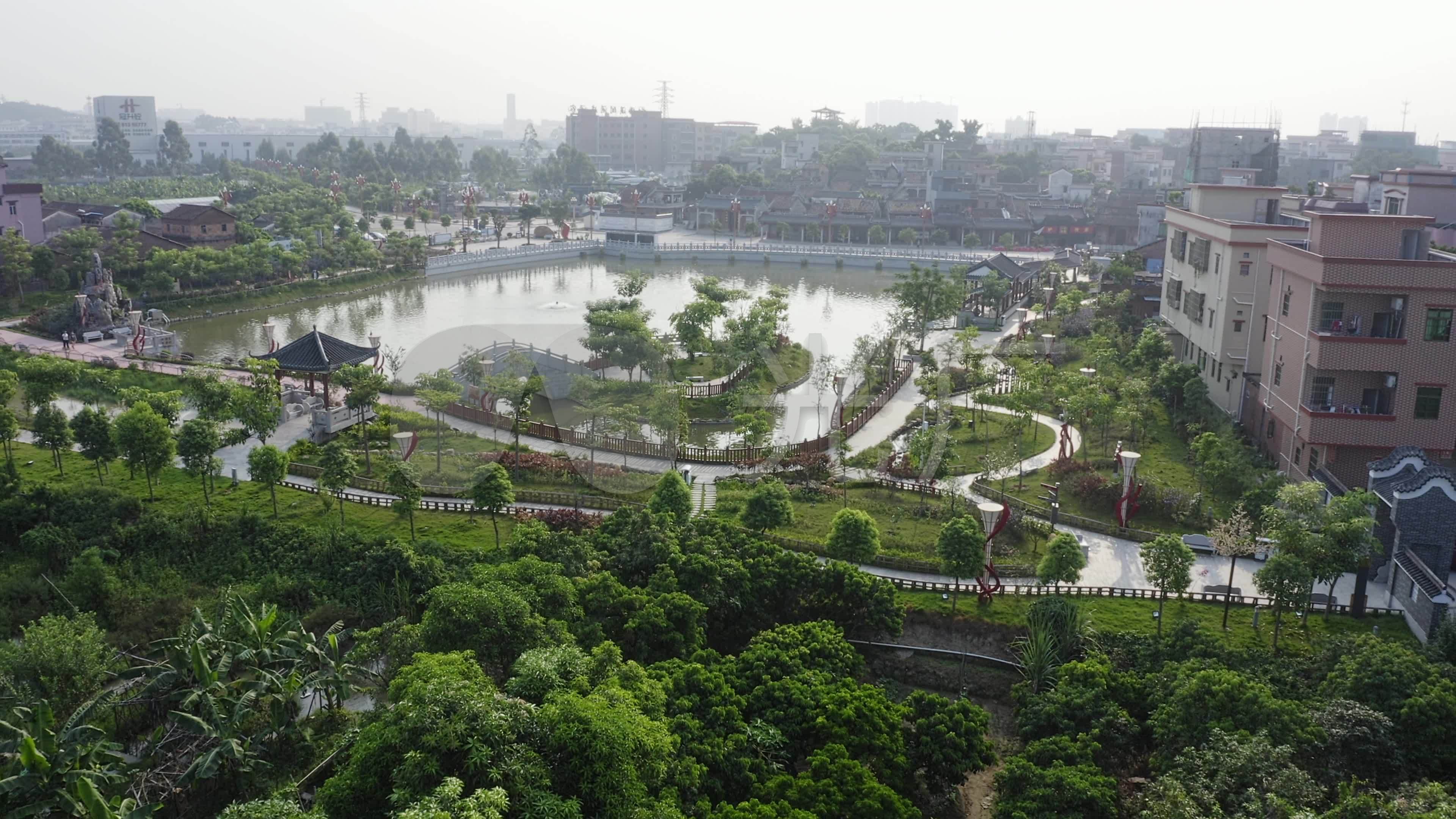 东莞茶山寒溪水公园前进_3840x2160_高清视频素材下载(编号:5370062)