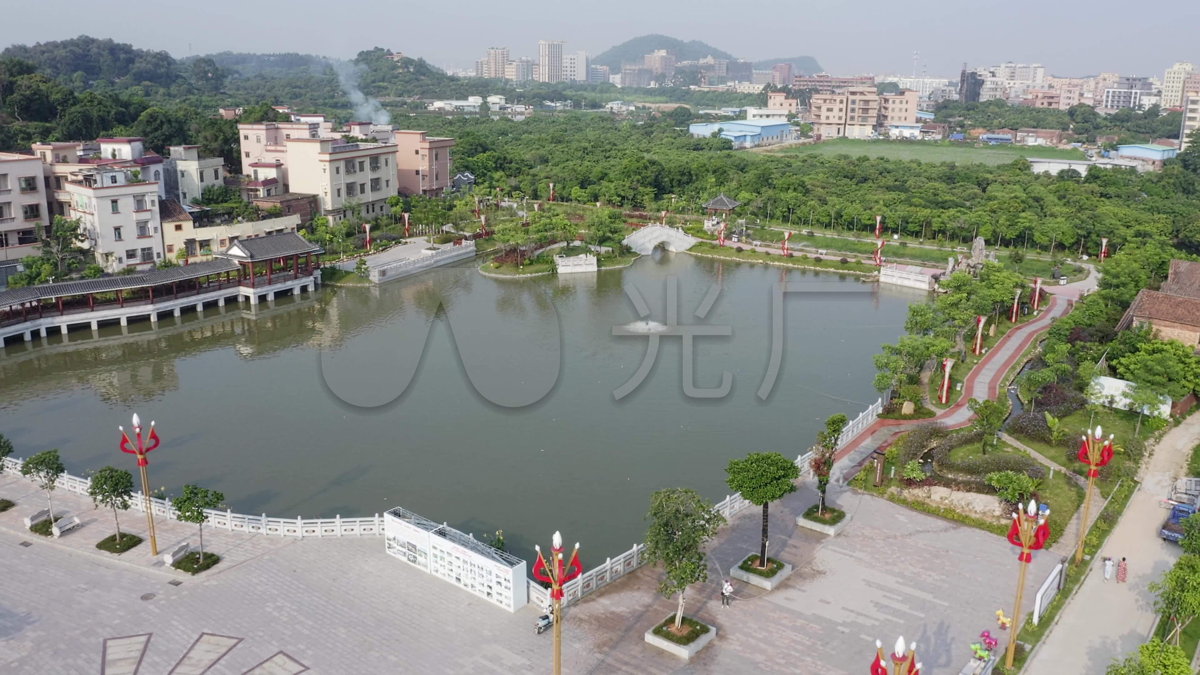 东莞茶山寒溪水公园环绕3_3840x2160_高清视频素材下载(编号:5370060)