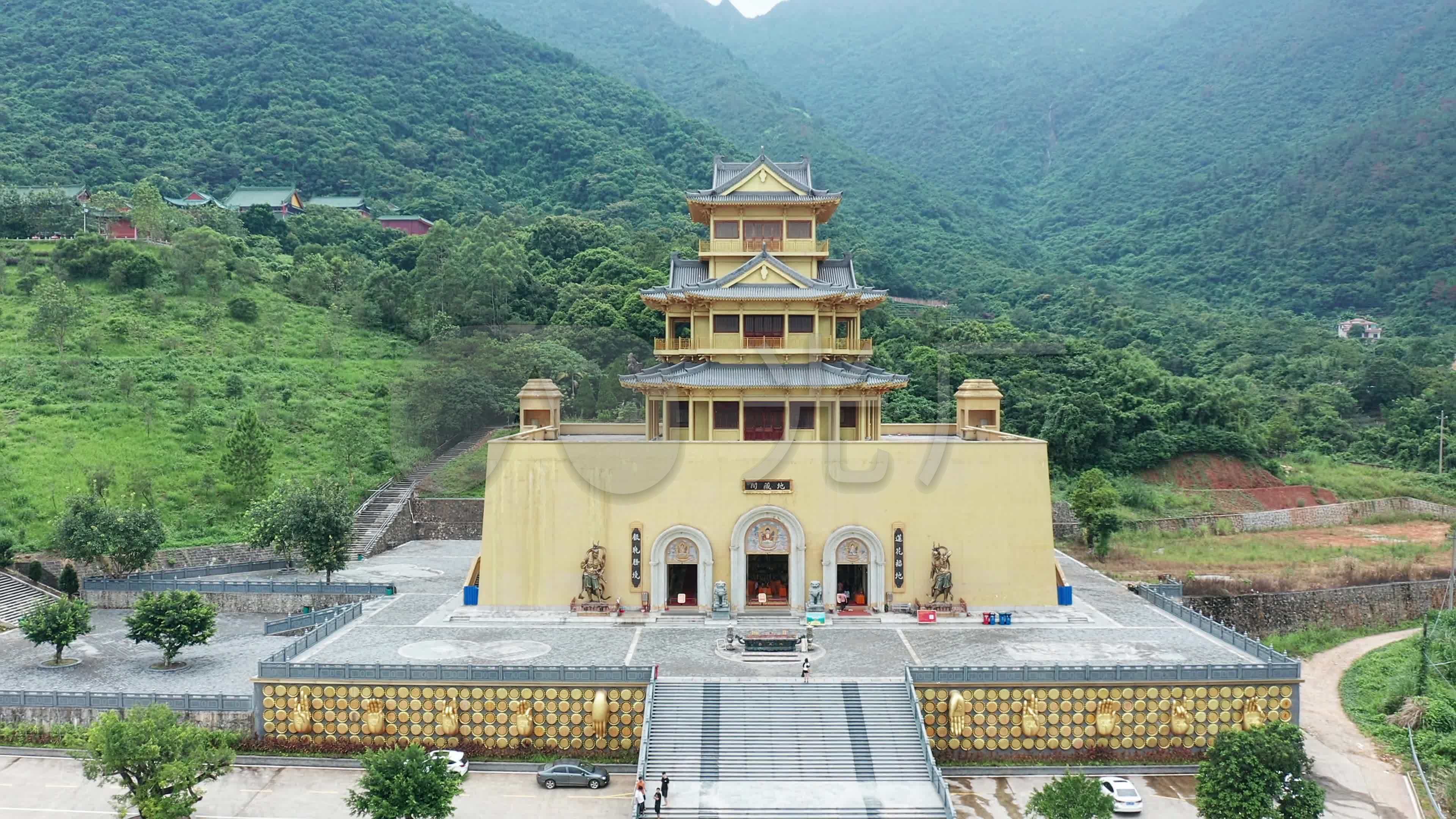 【原创·可商用】海丰鸡鸣寺地藏阁后拉
