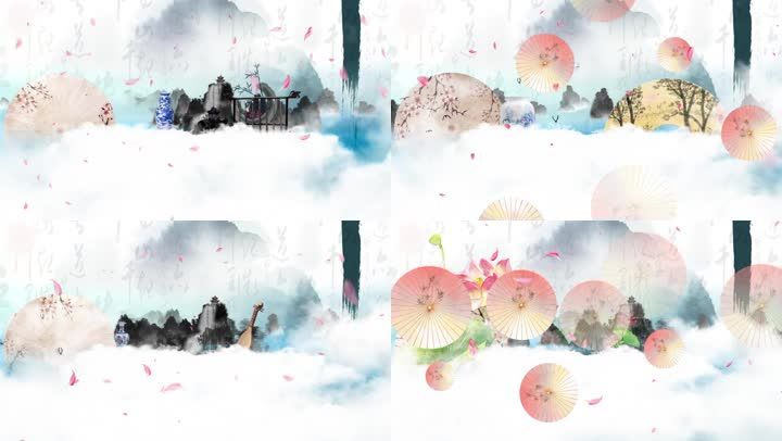 《曲尽陈情》肖战古典水墨背景