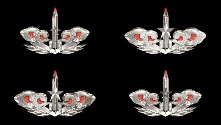 火箭军logo动画