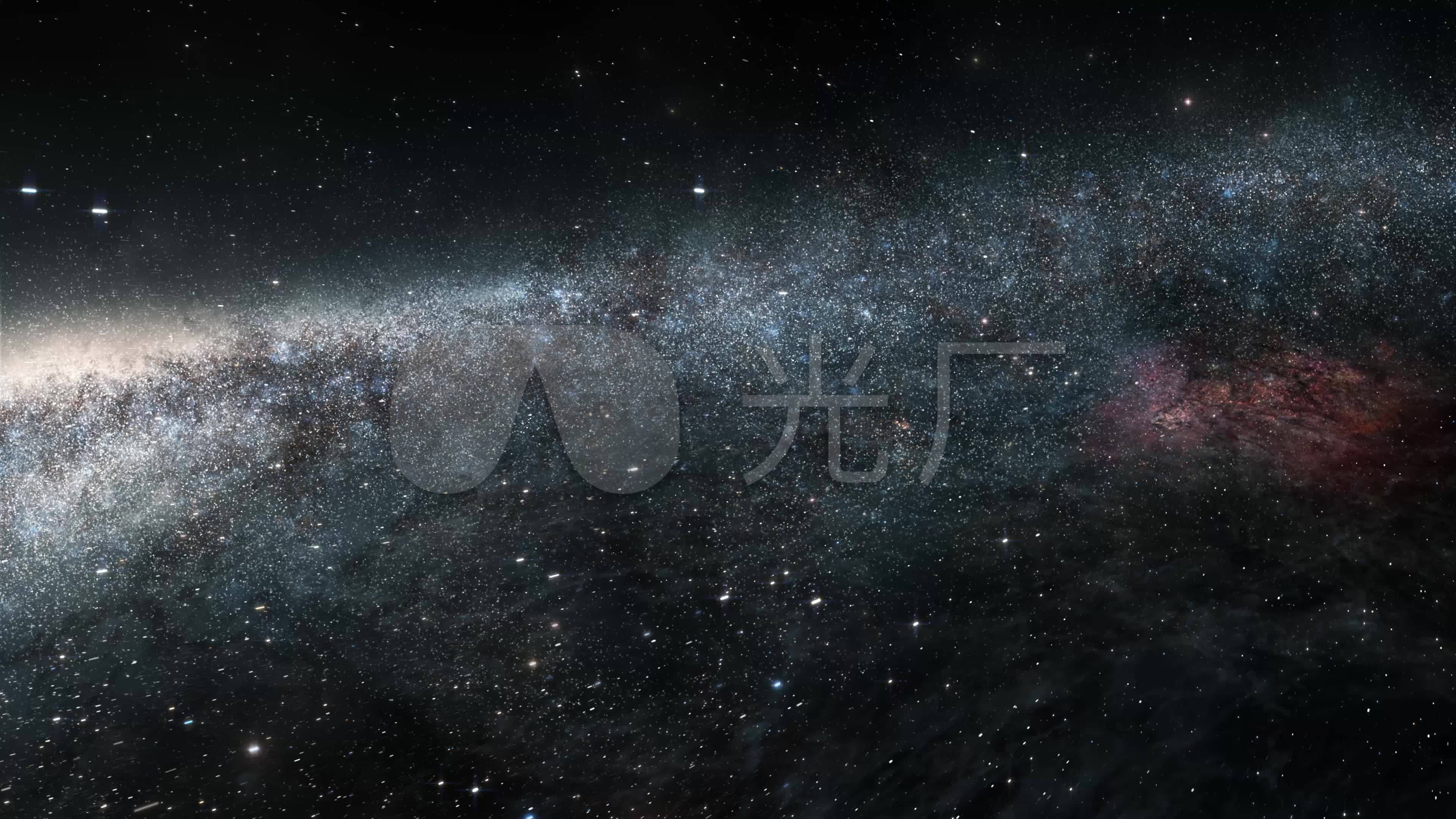 4k银河系宇宙星空星河_3840x2160_高清视频素材下载