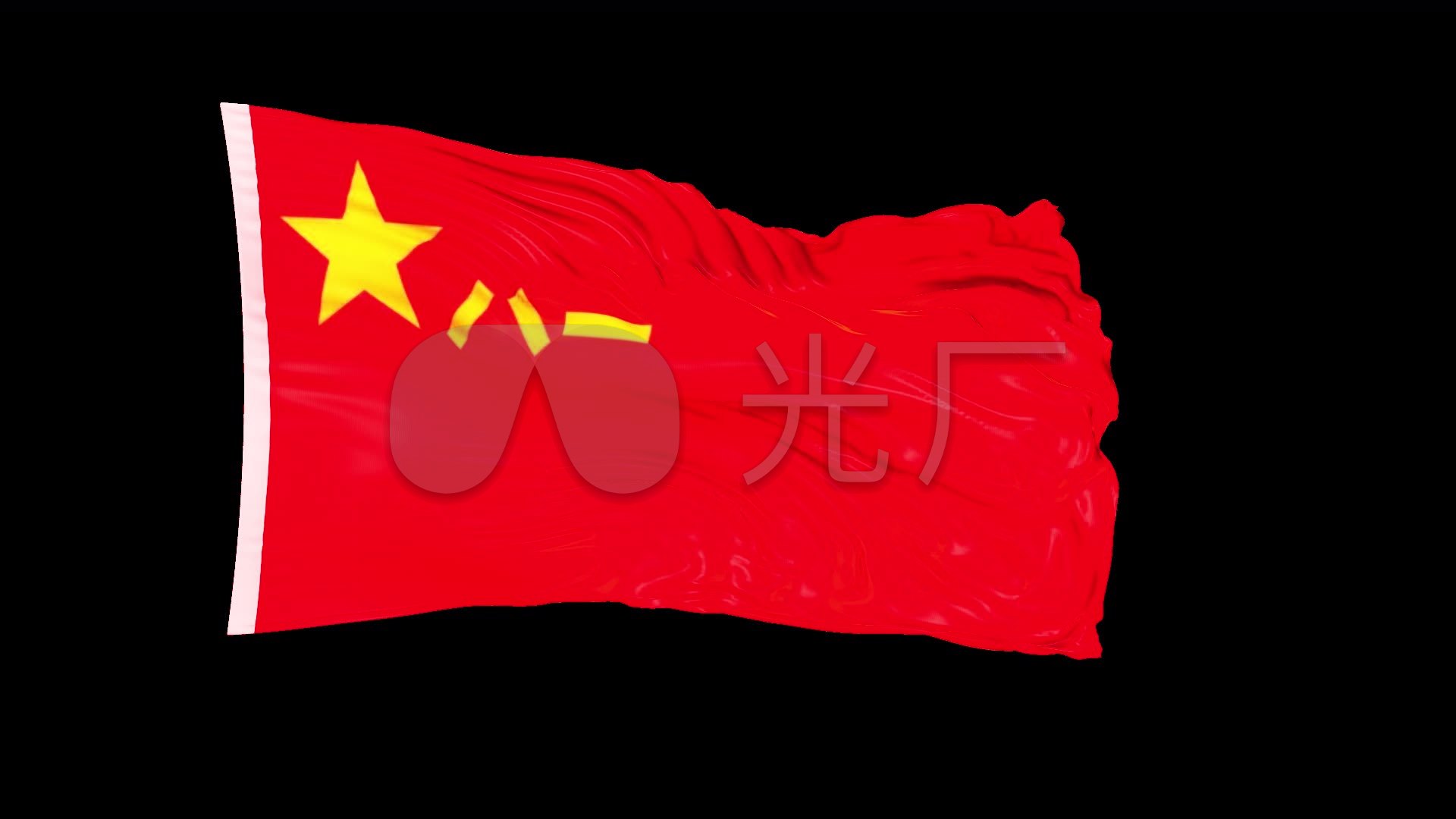 人民解放军八一军旗_1920x1080_高清视频素材下载(编号:5432297)_影视