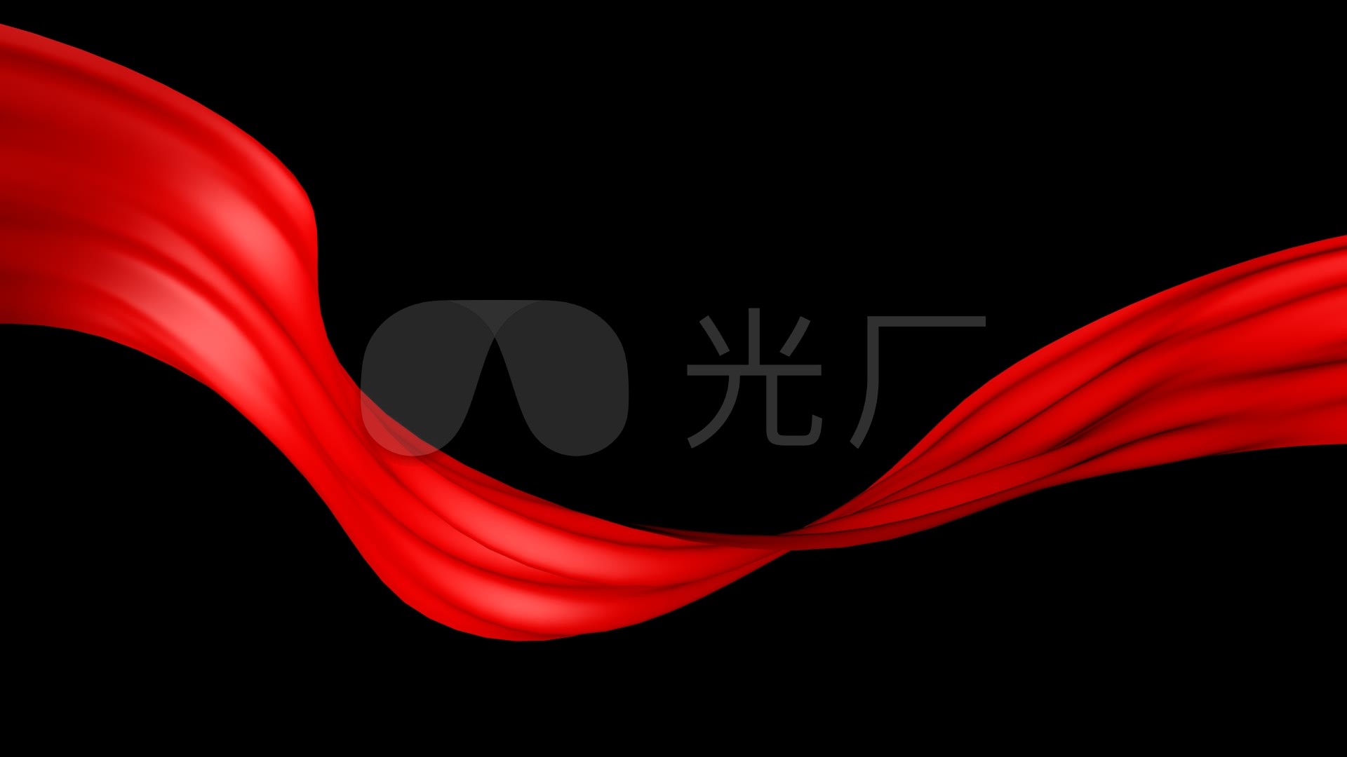 红布条飘过飘扬_1920x1080_高清视频素材下载(编号:5443946)_影视包装