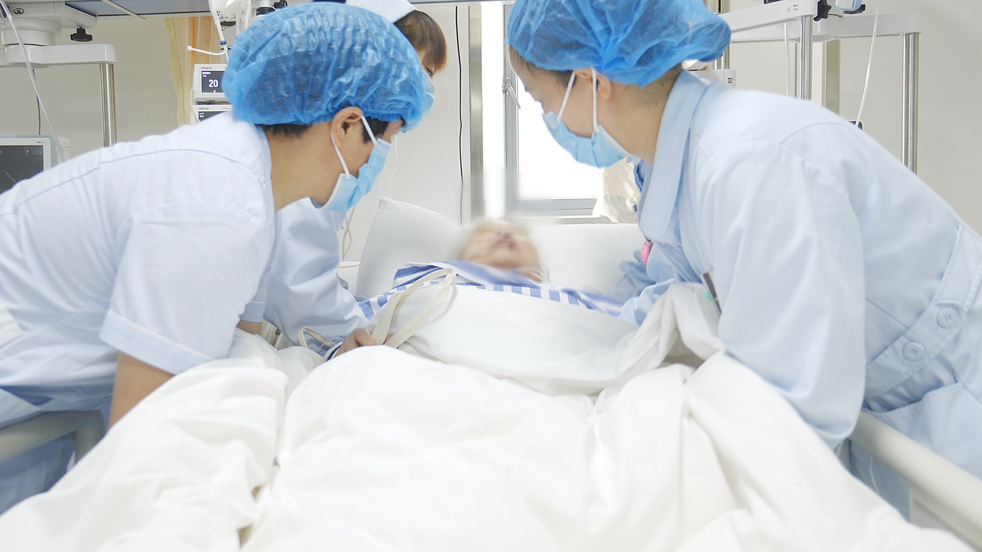 医院重症监护室icu护理患者