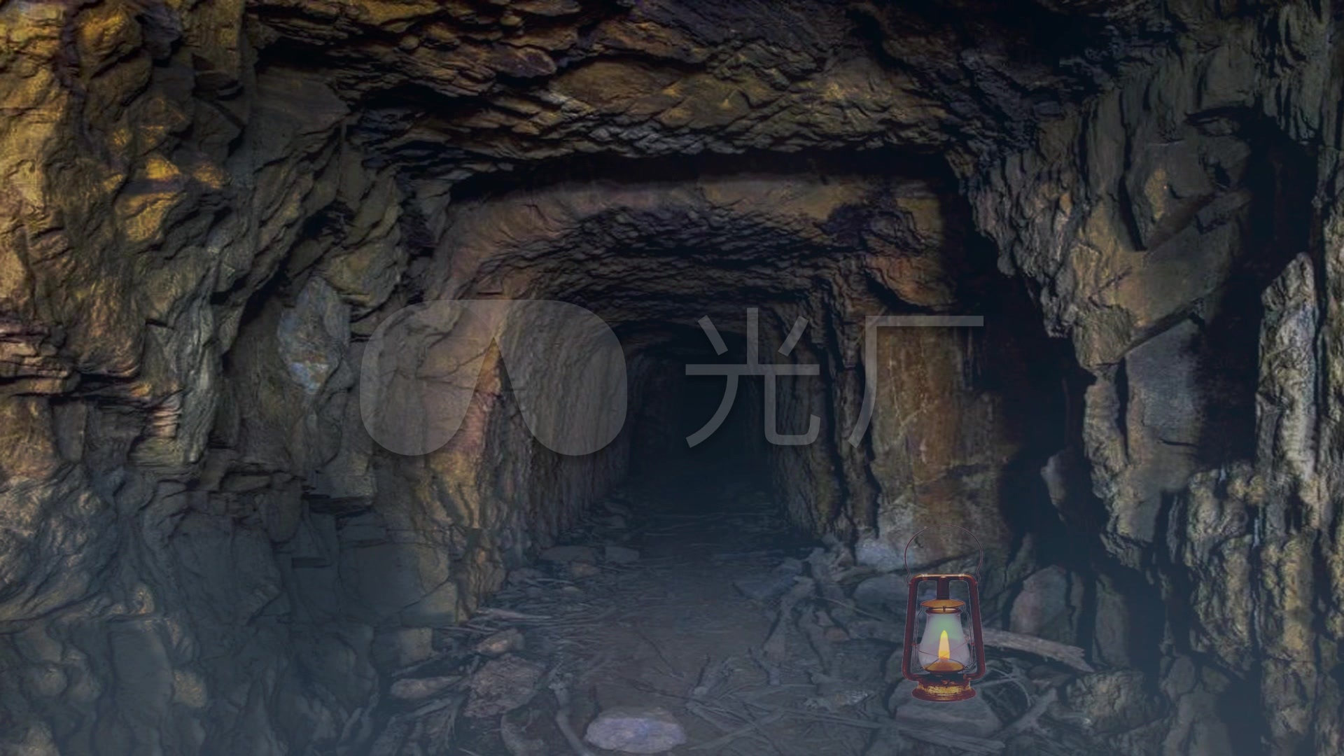 山洞隧道矿洞场景03_1920x1080_高清视频素材下载(编号:5456911)_舞台