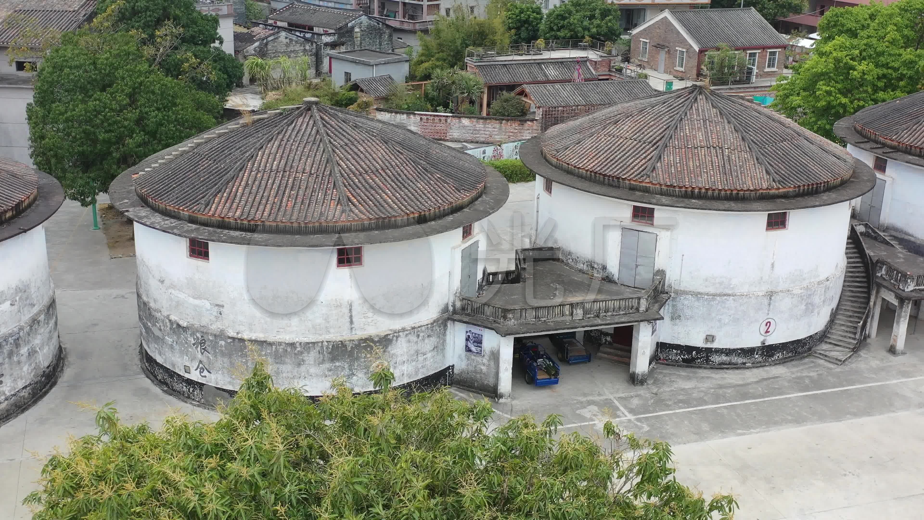 广东江门开平市塘口墟粮仓古建筑