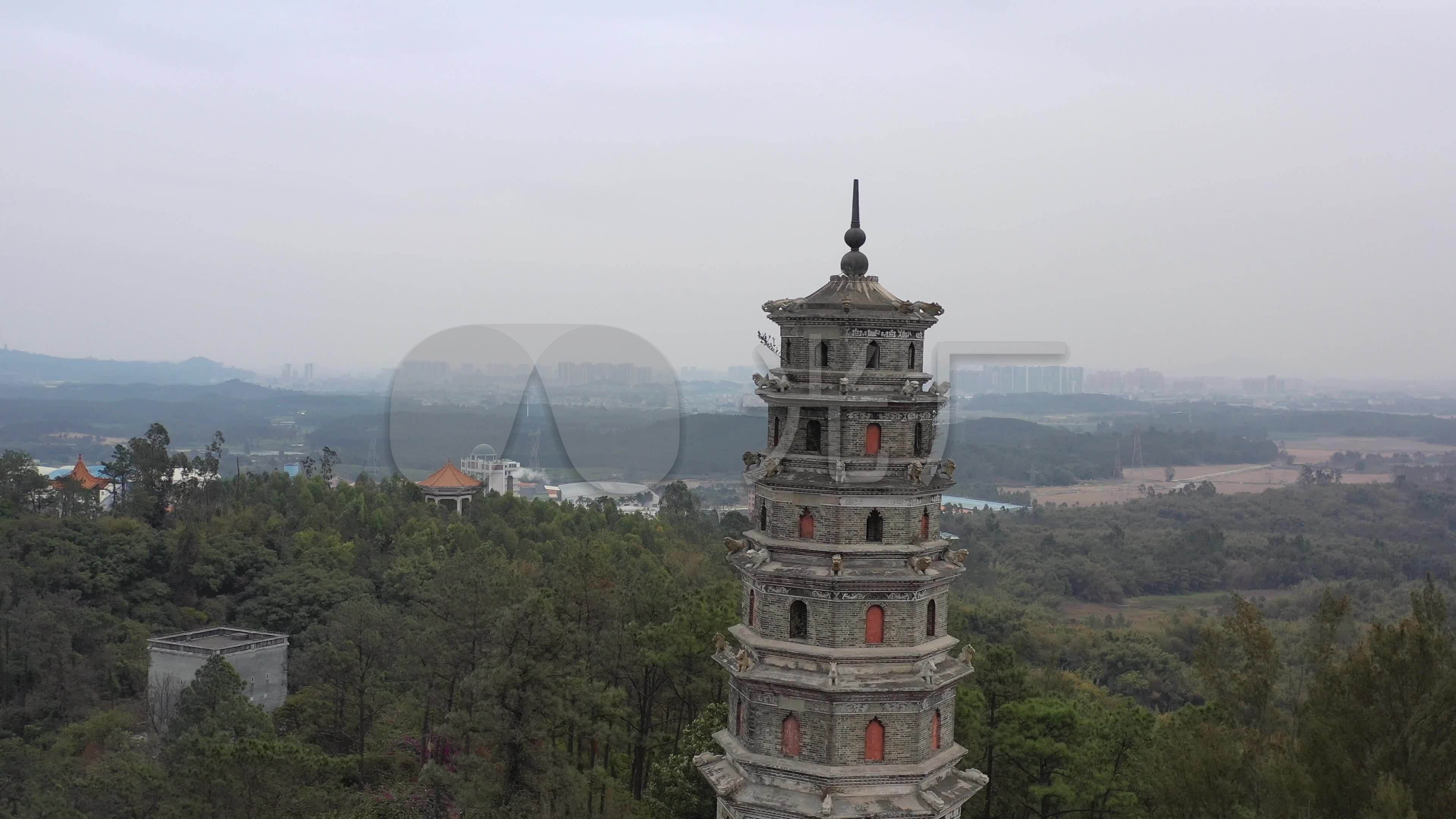 广东江门开平开元塔风光