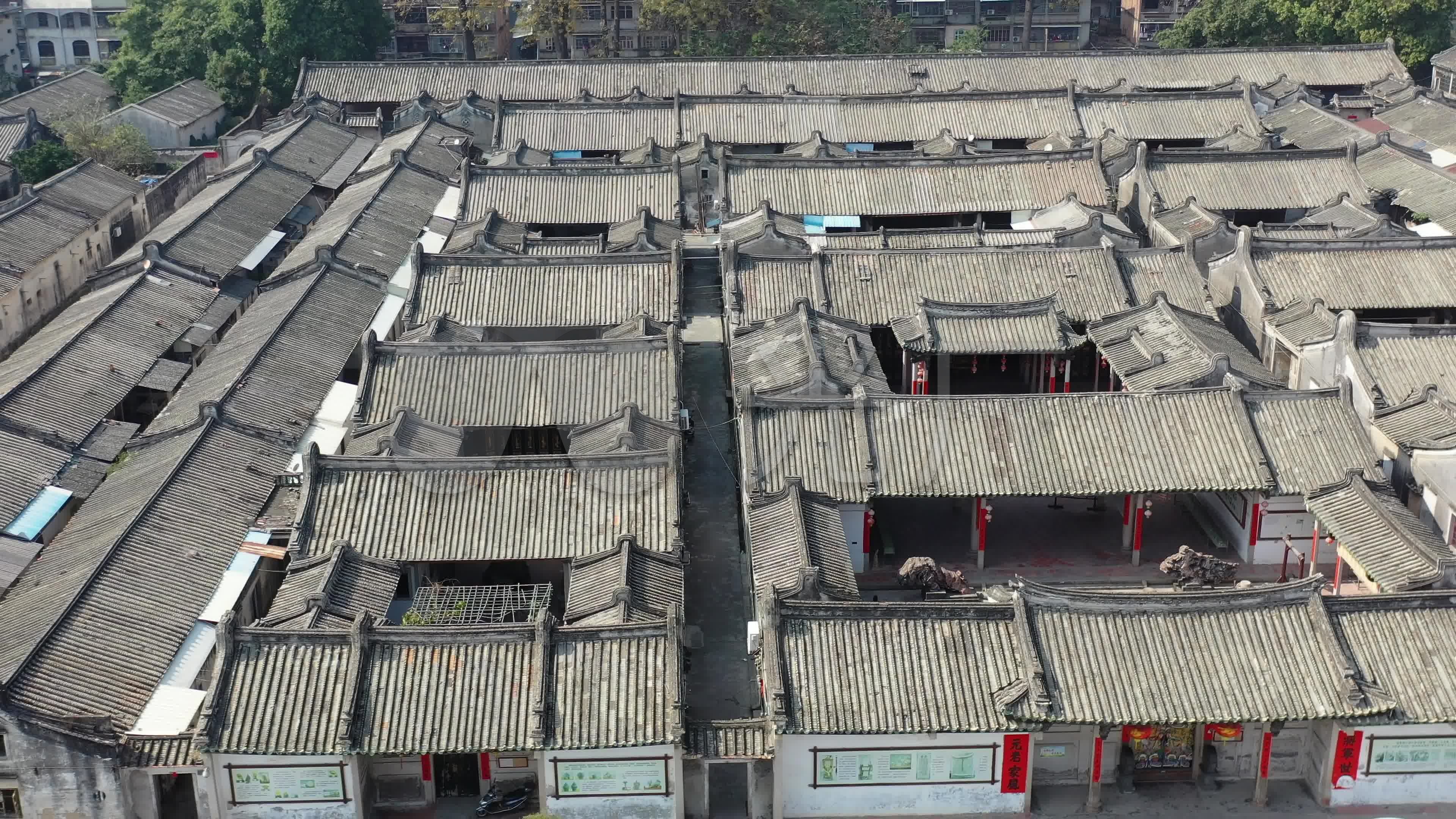 广东普宁德安里古民居_3840x2160_高清视频素材下载(编号:5462786)